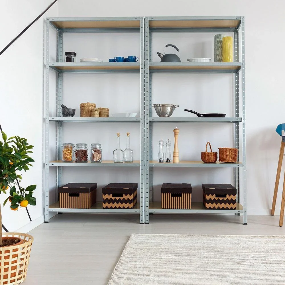 2 Stück Regal / Lagerregal mit 5 Fächern - 175x75x30cm - 350kg - 1