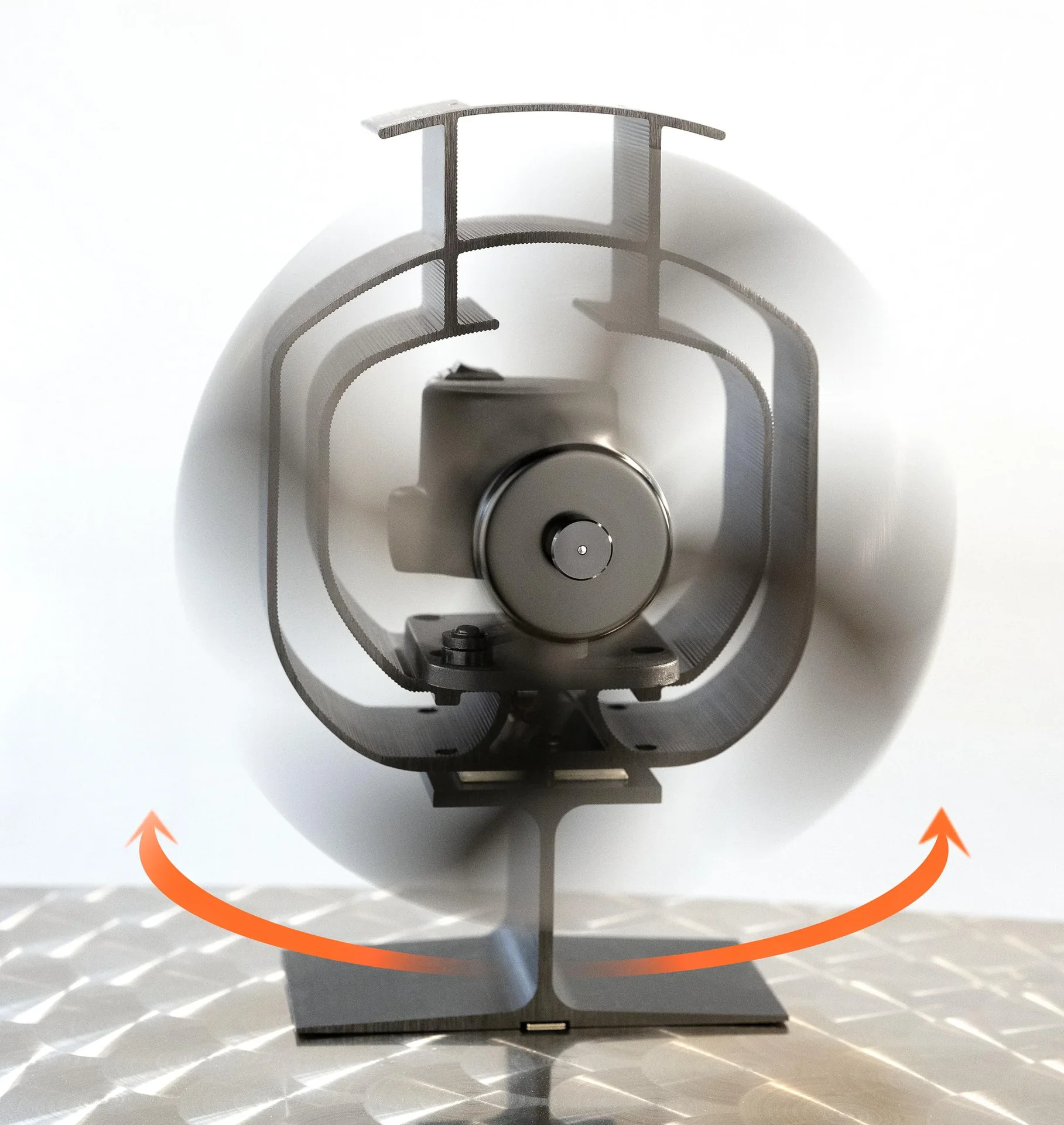 Kaminventilator, schwenkbar - 1