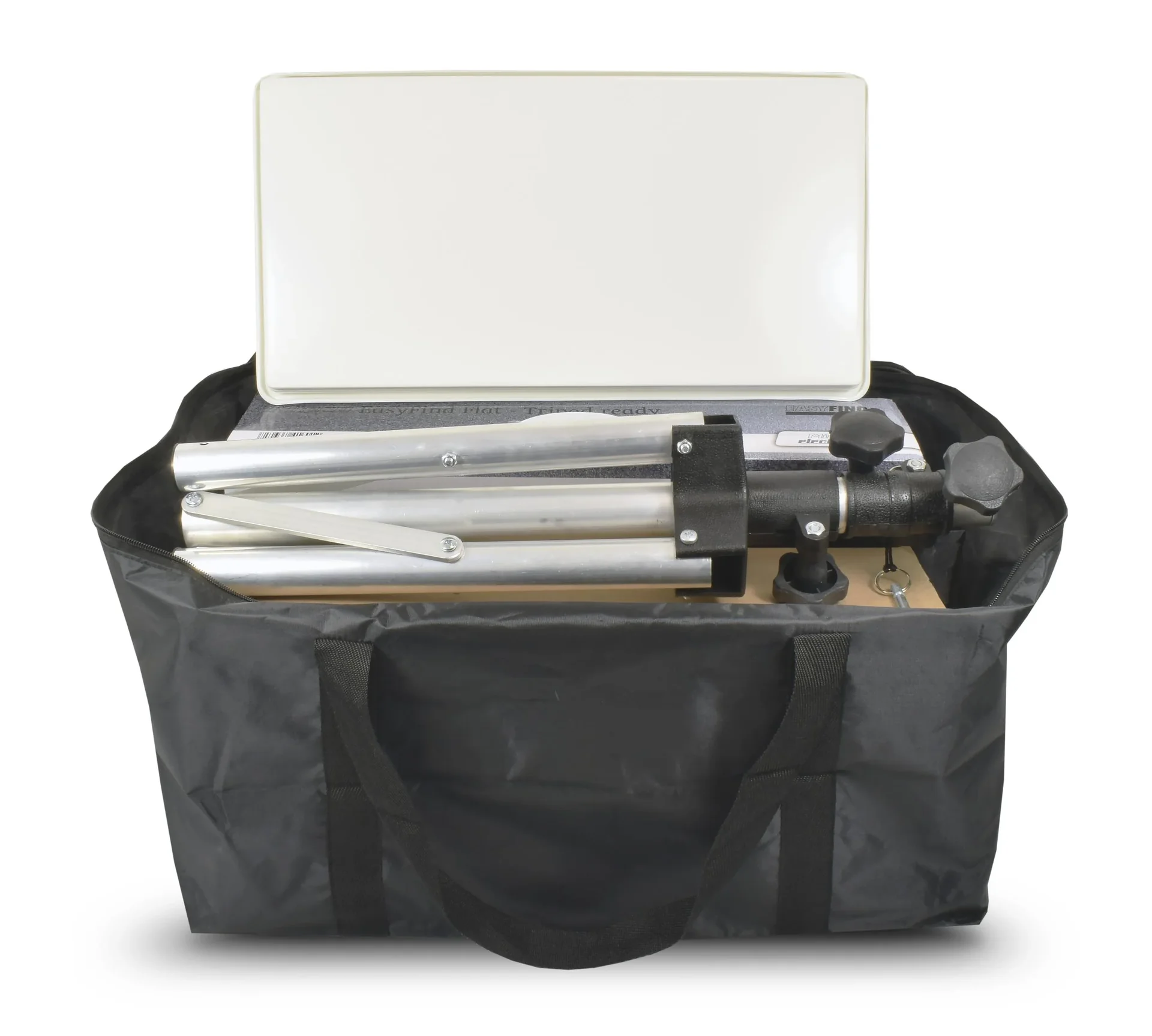 SAT Flachantenne Traveller Kit und Dreibeinstativ - 1