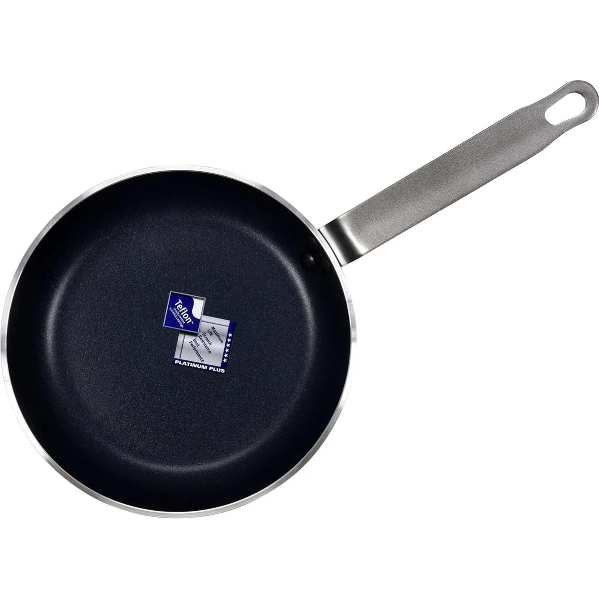 Aluminium Bratpfanne mit Antihaftbeschichtung - Teflon - Ø 24 cm - für alle Herdarten - 2