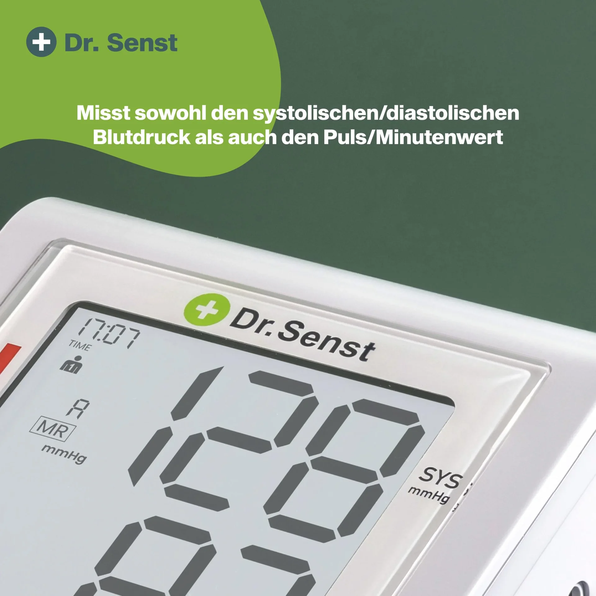 Oberarm-Blutdruckmessgerät, mit Pulsmessung und Arrhythmieerkennung - 0