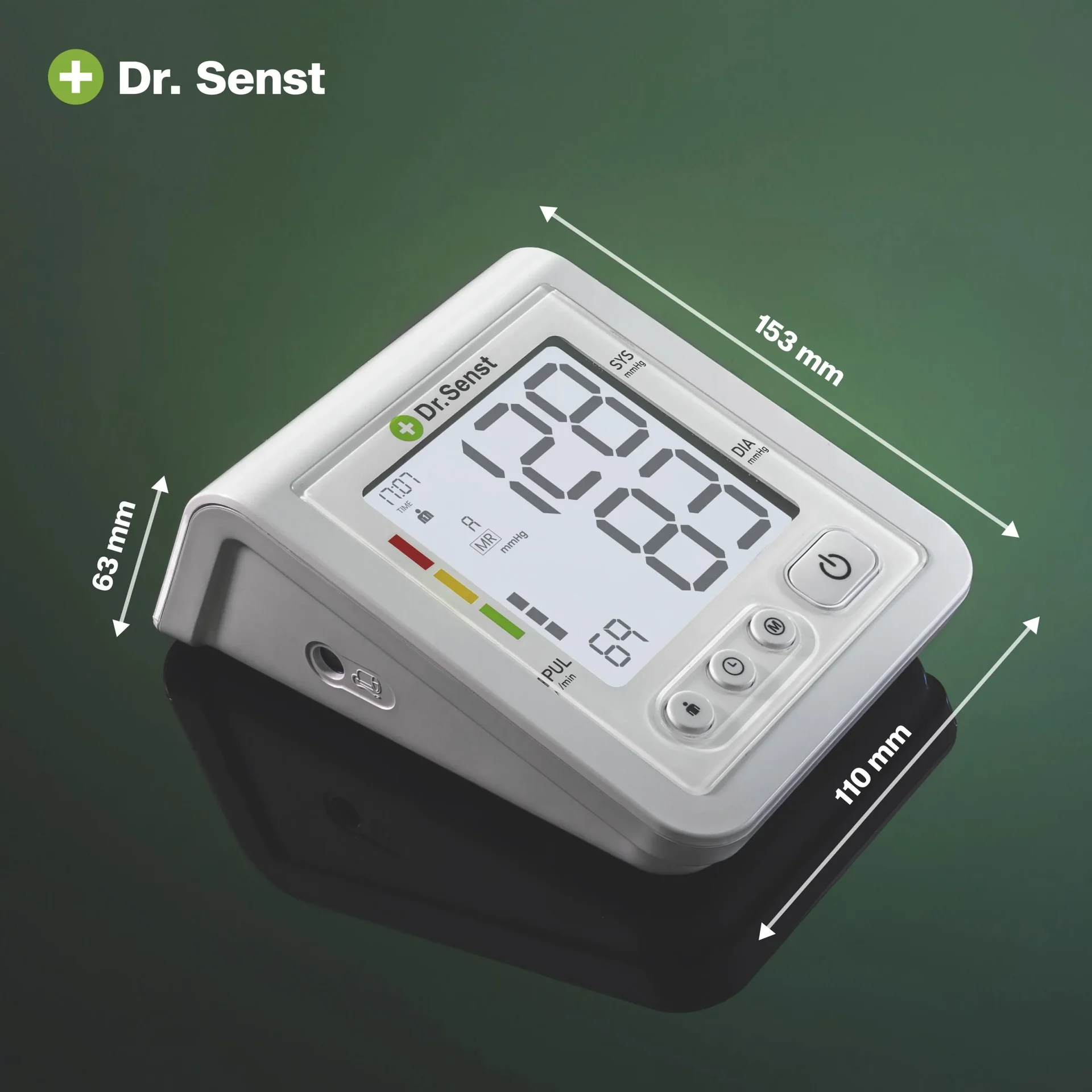 Oberarm-Blutdruckmessgerät, mit Pulsmessung und Arrhythmieerkennung - 3