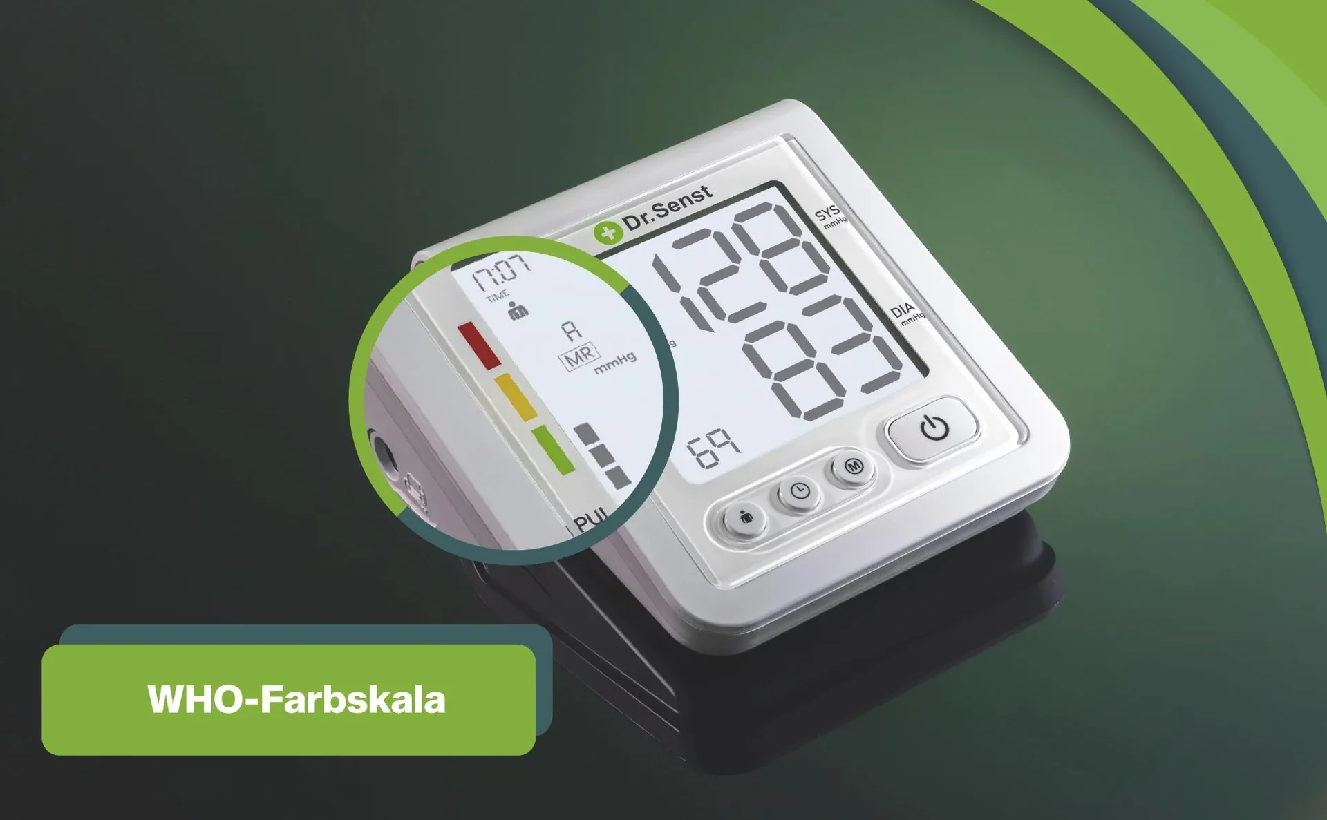 Oberarm-Blutdruckmessgerät, mit Pulsmessung und Arrhythmieerkennung - 6