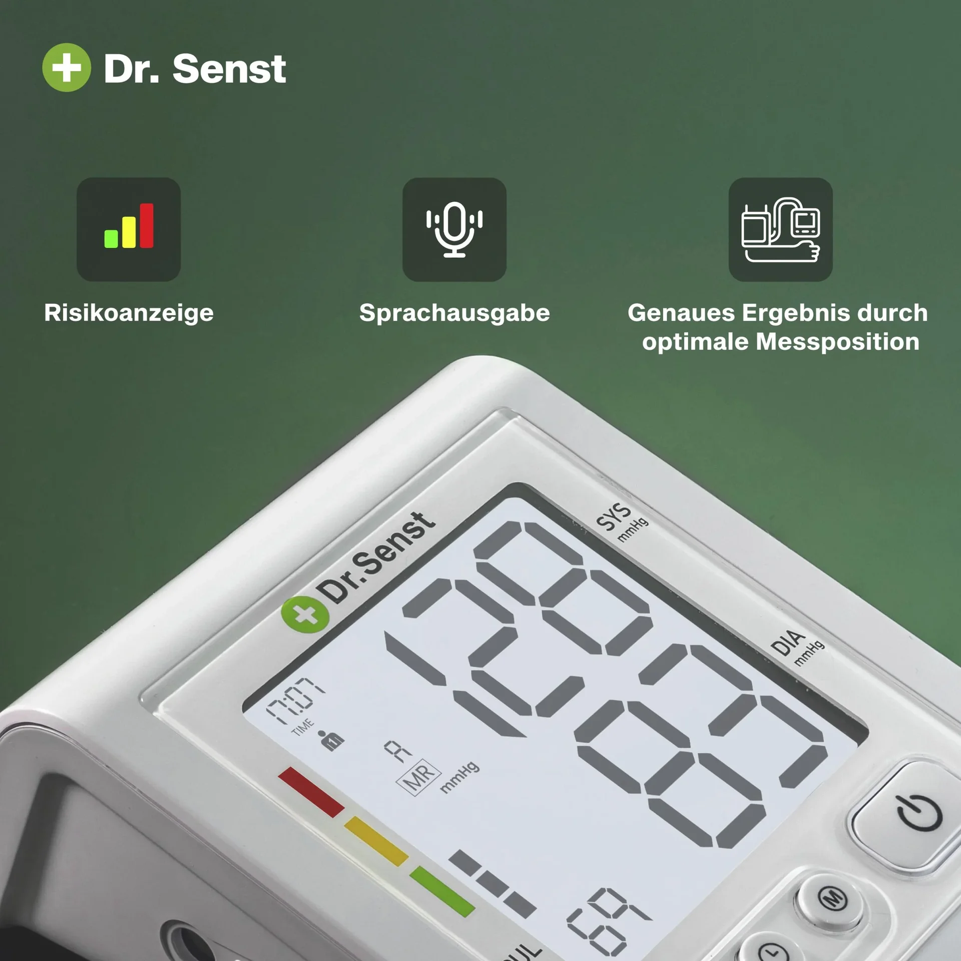 Oberarm-Blutdruckmessgerät, mit Pulsmessung und Arrhythmieerkennung - 8