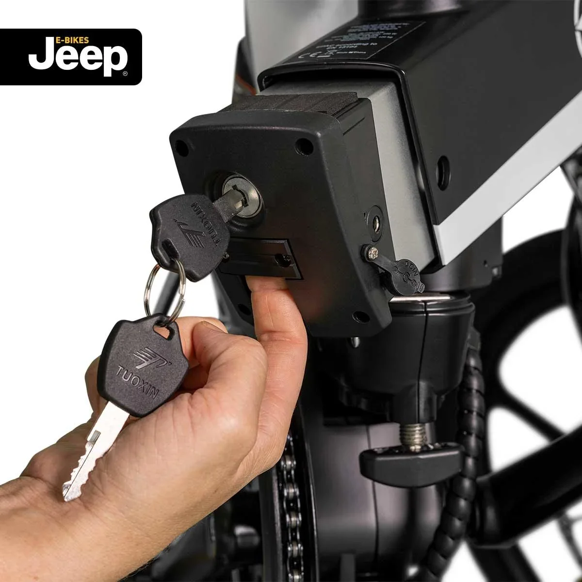 Unisex Fold E-Bike, 20 Zoll Laufräder, 7-Gang Kettenschaltung, black, FFR 7050 - 4