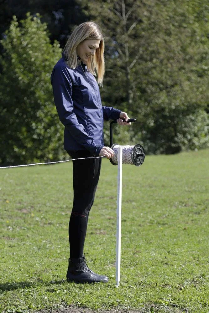 Einhand-Abrollhilfe für Weidezaunspulen - 0