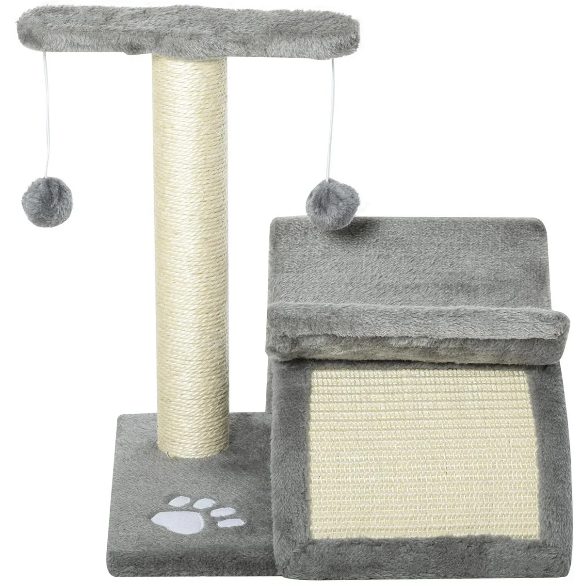 Katzenkratzbaum mit Ball braun - 0