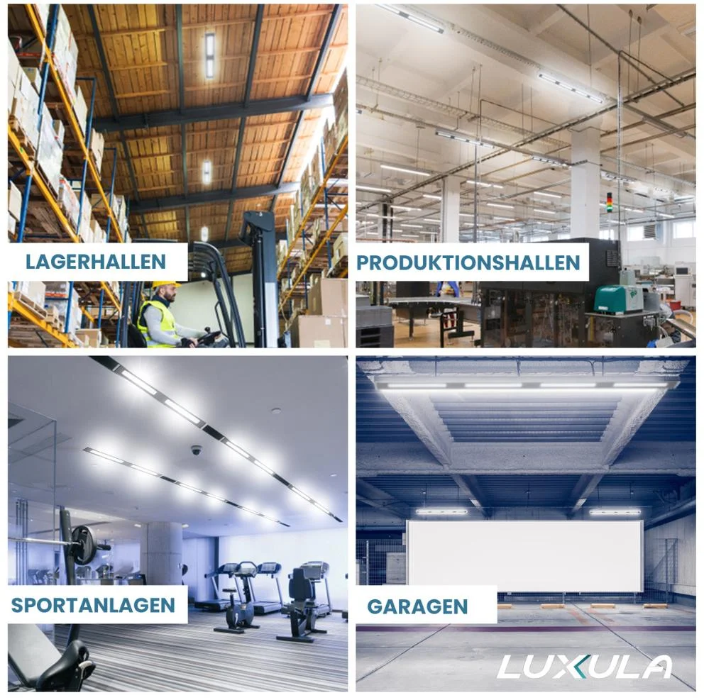 LED-HighBay in linearer Form bietet 100 W, 12400 lm, 5000 K (neutralweiß) und IP65 Schutz - 1
