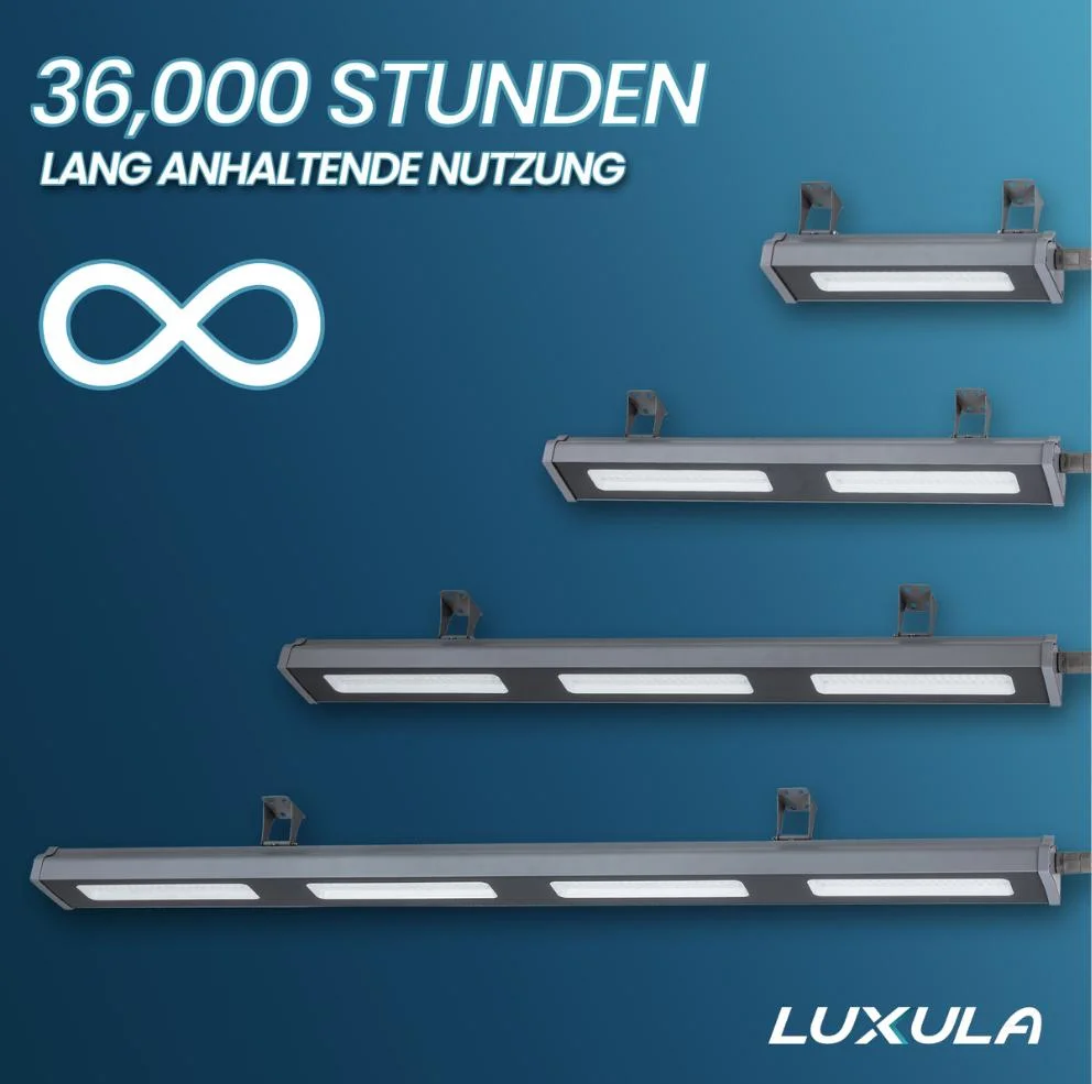 LED-HighBay in linearer Form bietet 100 W, 12400 lm, 5000 K (neutralweiß) und IP65 Schutz - 3