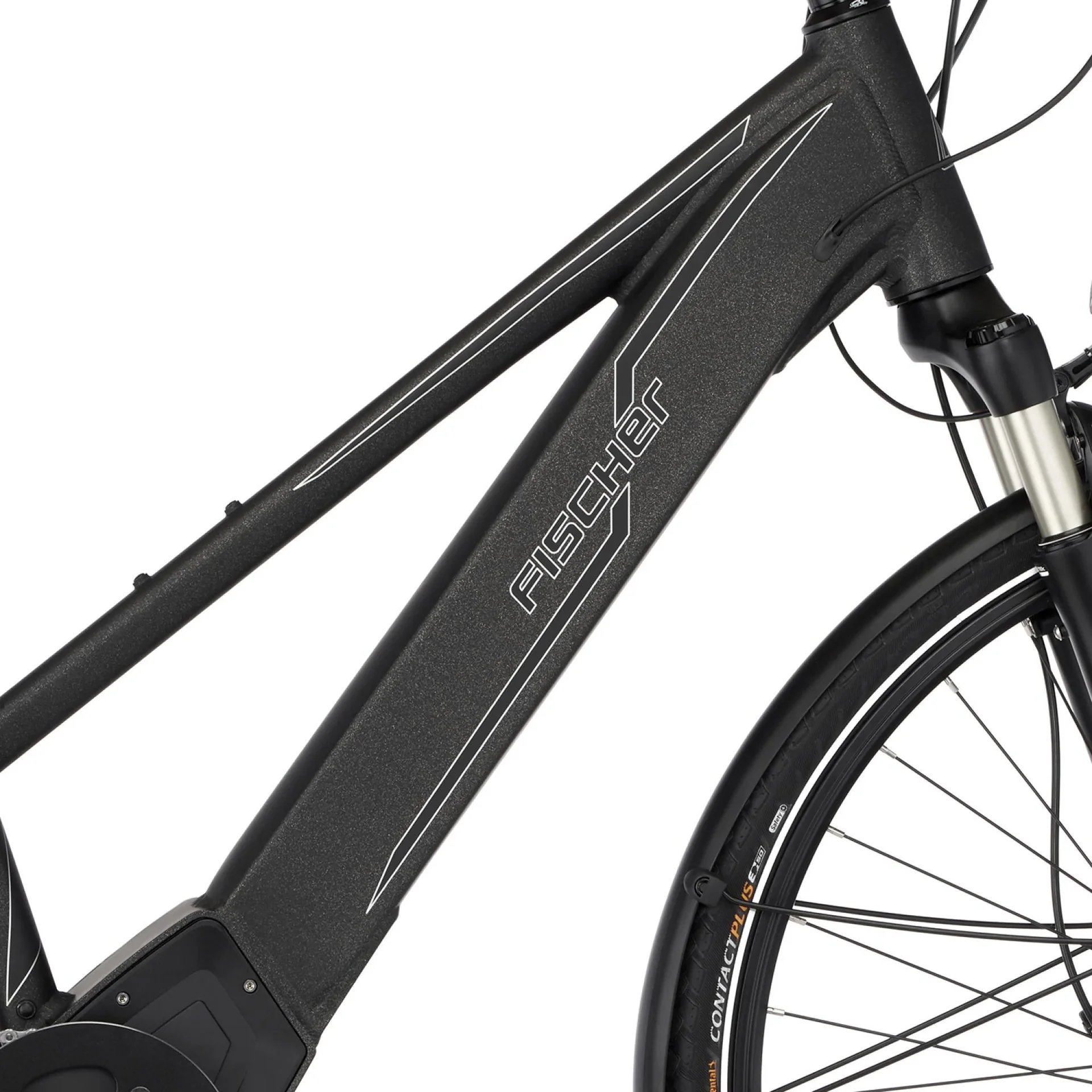 Damen E-Bike Trekking, 28 Zoll, Rahmengröße 49cm, 10-Gang Kettenschaltung, graphit metallic matt, VIATOR 6.0i - 2