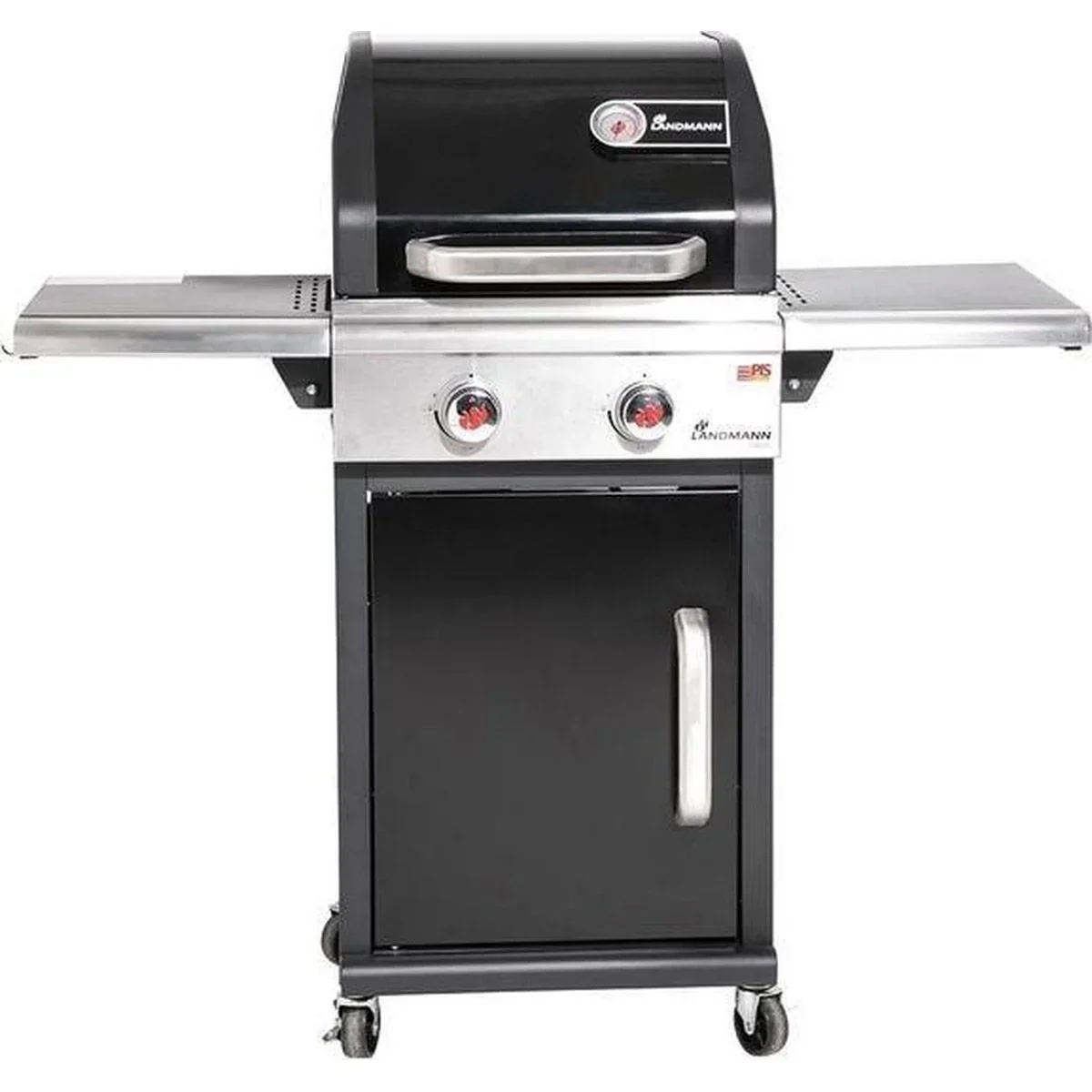 Triton 2.0 black gas BBQ - Gasgrill - Barbecue - klappbare Arbeitsfläche - geeignet für 8 Personen - 4