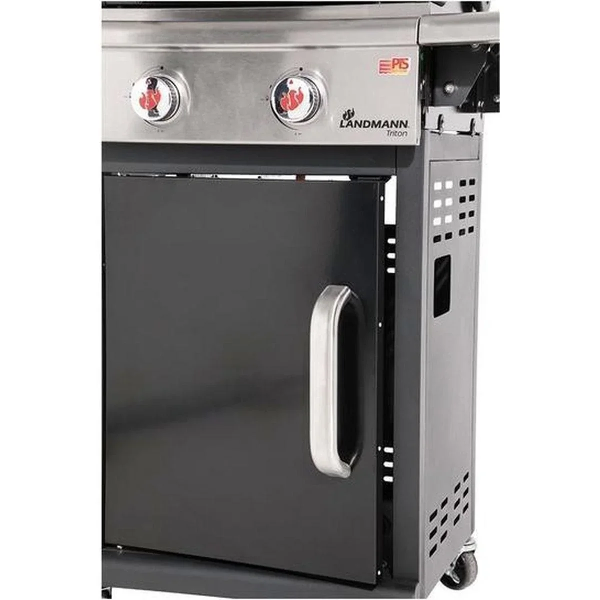 Triton 2.0 black gas BBQ - Gasgrill - Barbecue - klappbare Arbeitsfläche - geeignet für 8 Personen - 6