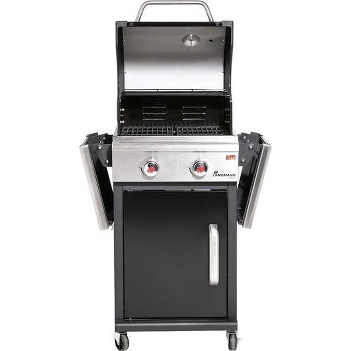 Triton 2.0 black gas BBQ - Gasgrill - Barbecue - klappbare Arbeitsfläche - geeignet für 8 Personen - 7