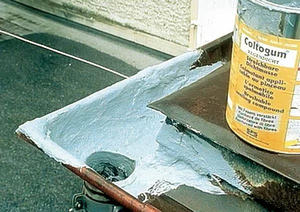 Dauerelastische Dichtmasse Regendicht 5 l - 100 % wasserdicht - grau - 6