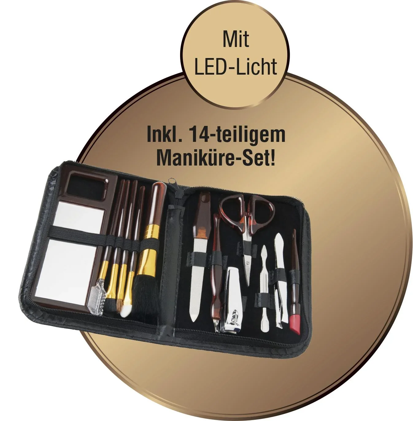Diamant Epilierer inklusive Maniküre-Pediküre Set "Edition Rosegold" - 3
