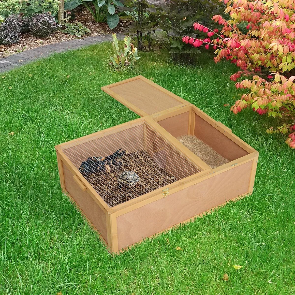 Schildkrötenhaus 94 cm x 63 cm x 33 cm - 0