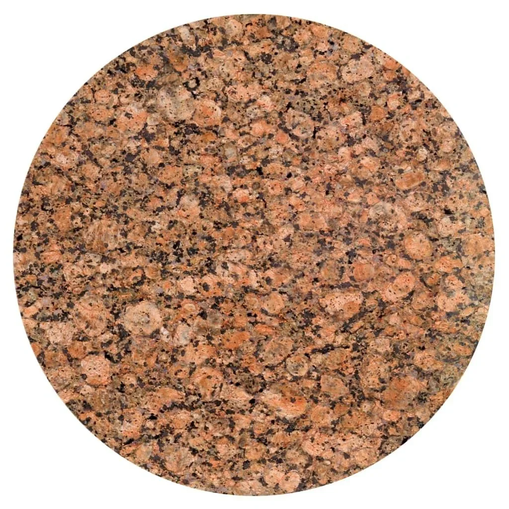 Couchtisch 40x40x40 cm echter Stein mit Marmortextur braun - 2