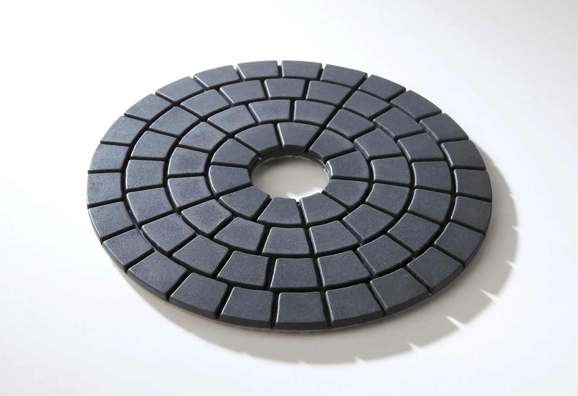 Polierscheibe zum Nachpolieren von dunklen Steinen, 125 mm, 1 Stück - 1