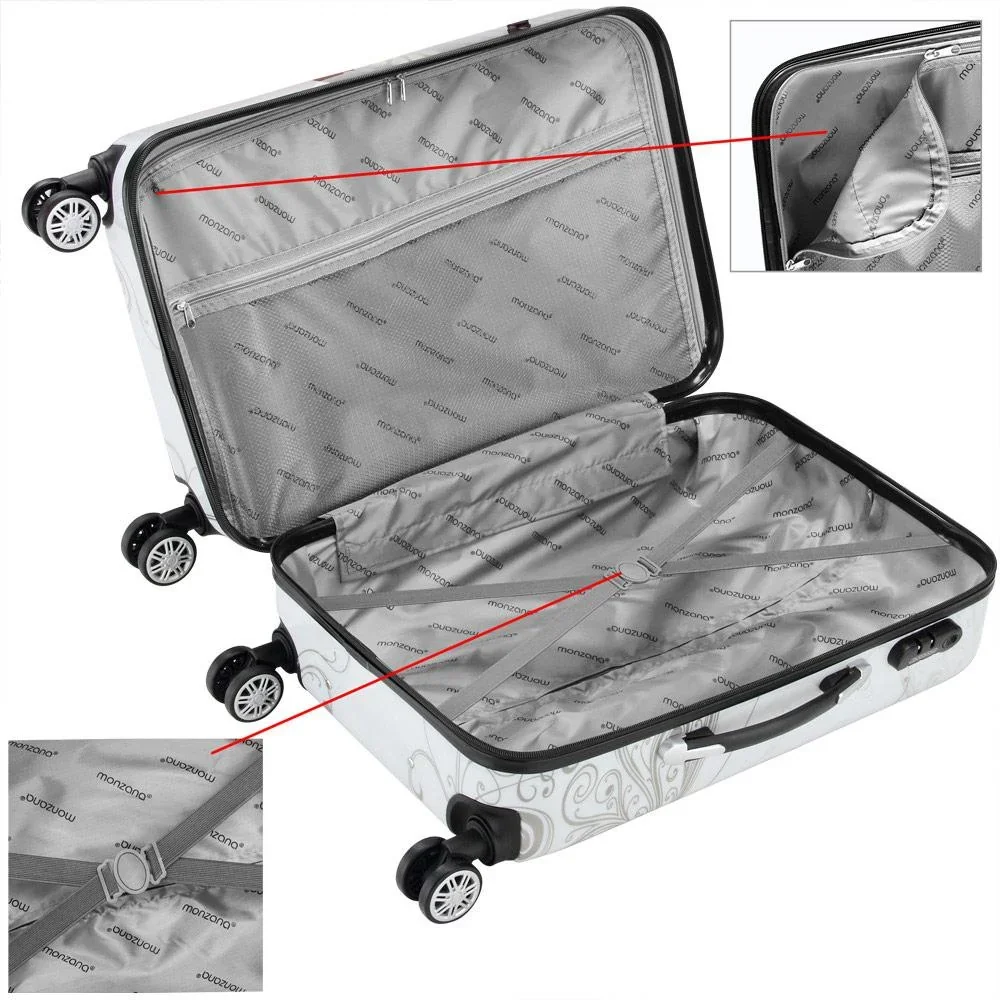 Hartschalenkoffer Butterfly M aus Polykarbonat 42L 56x37x23cm - 7