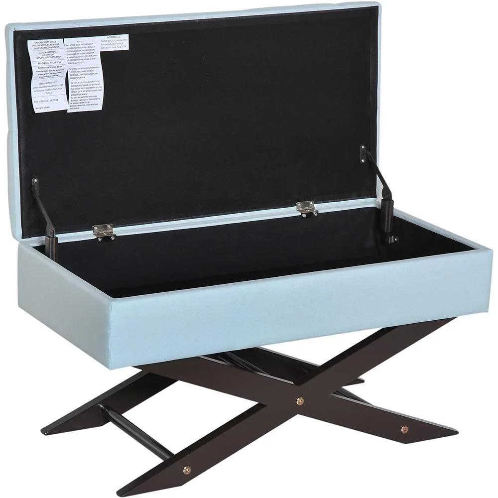 Sitzbank mit Stauraum Aufbewahrungsbox Polsterbank L80 x B40 x H42 cm - 1