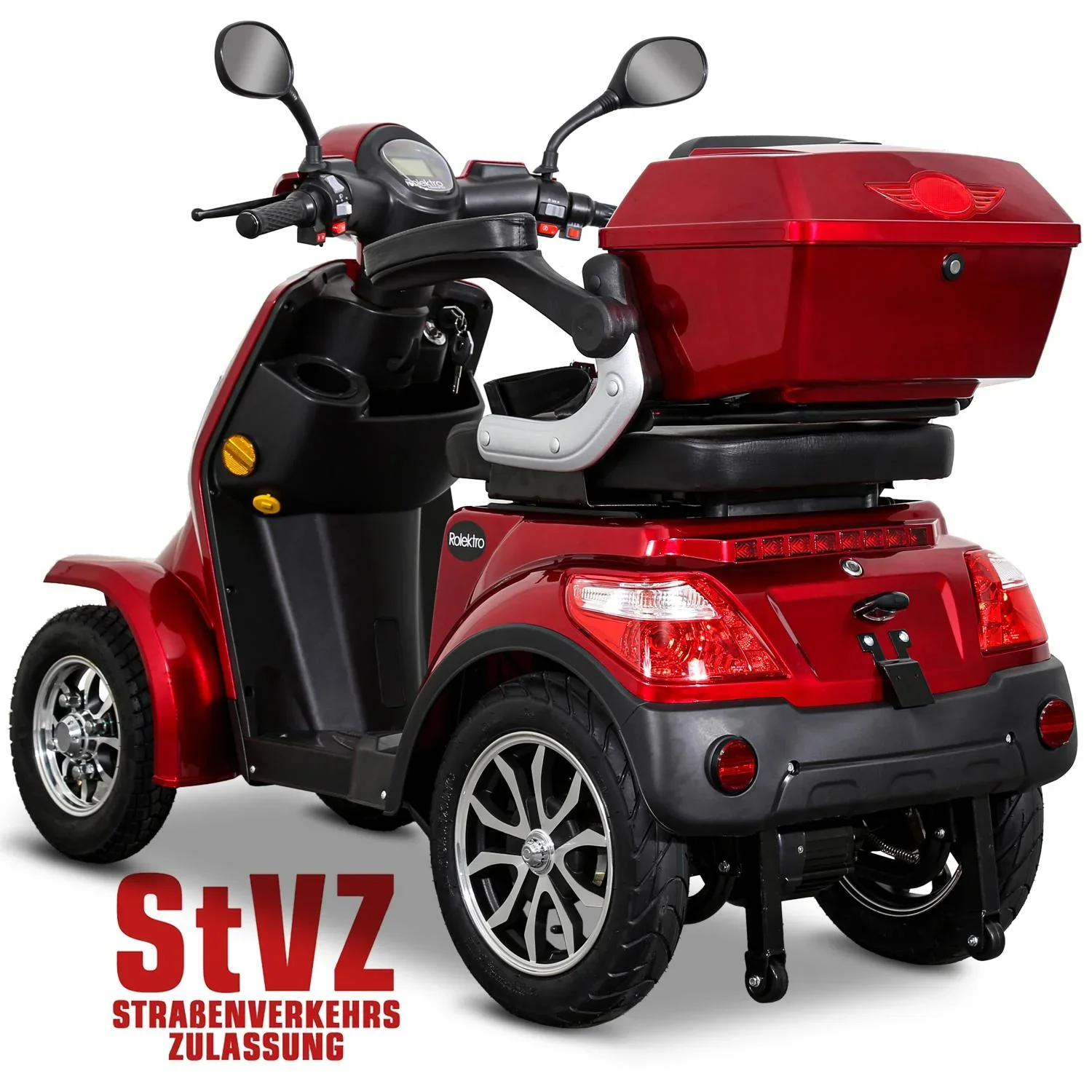 E-Quad 25 V. 2 rot - 1.000 Watt + Straßenverkehrszulassung - 2