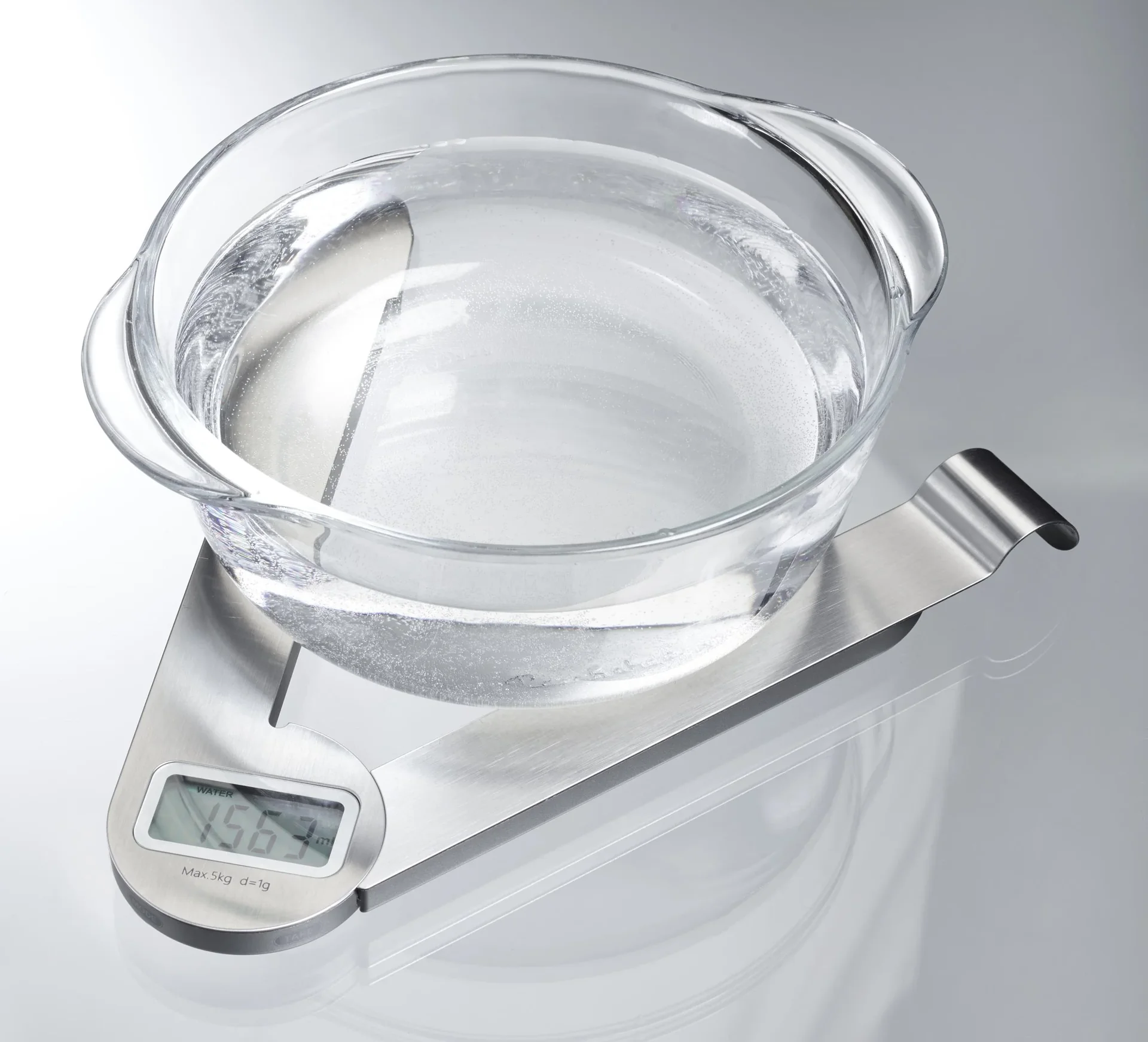 Digitale Küchenwaage „V“, Edelstahl - 1