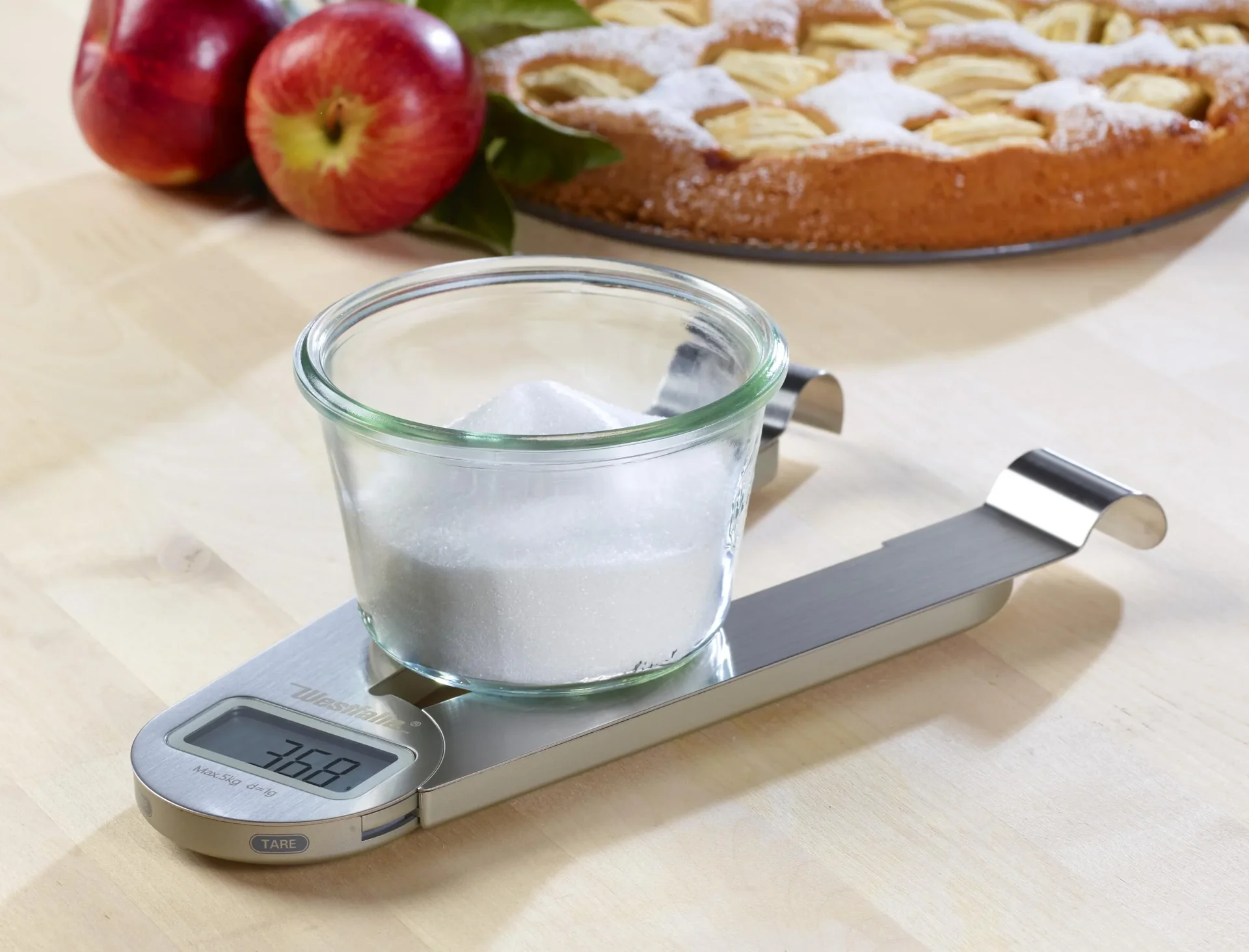 Digitale Küchenwaage „V“, Edelstahl - 3