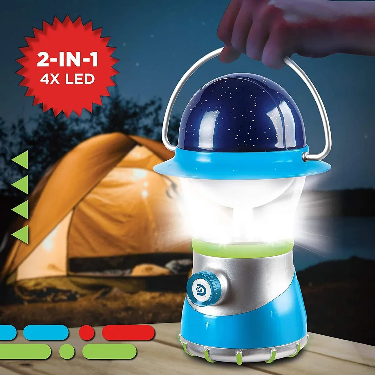 Discovery Mindblow - Sternlampe Laterne - Nachtlicht - 2 in 1 - 0
