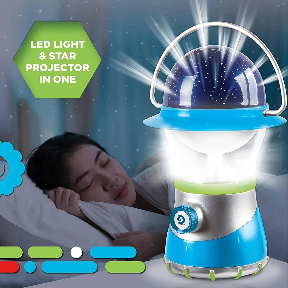 Discovery Mindblow - Sternlampe Laterne - Nachtlicht - 2 in 1 - 1