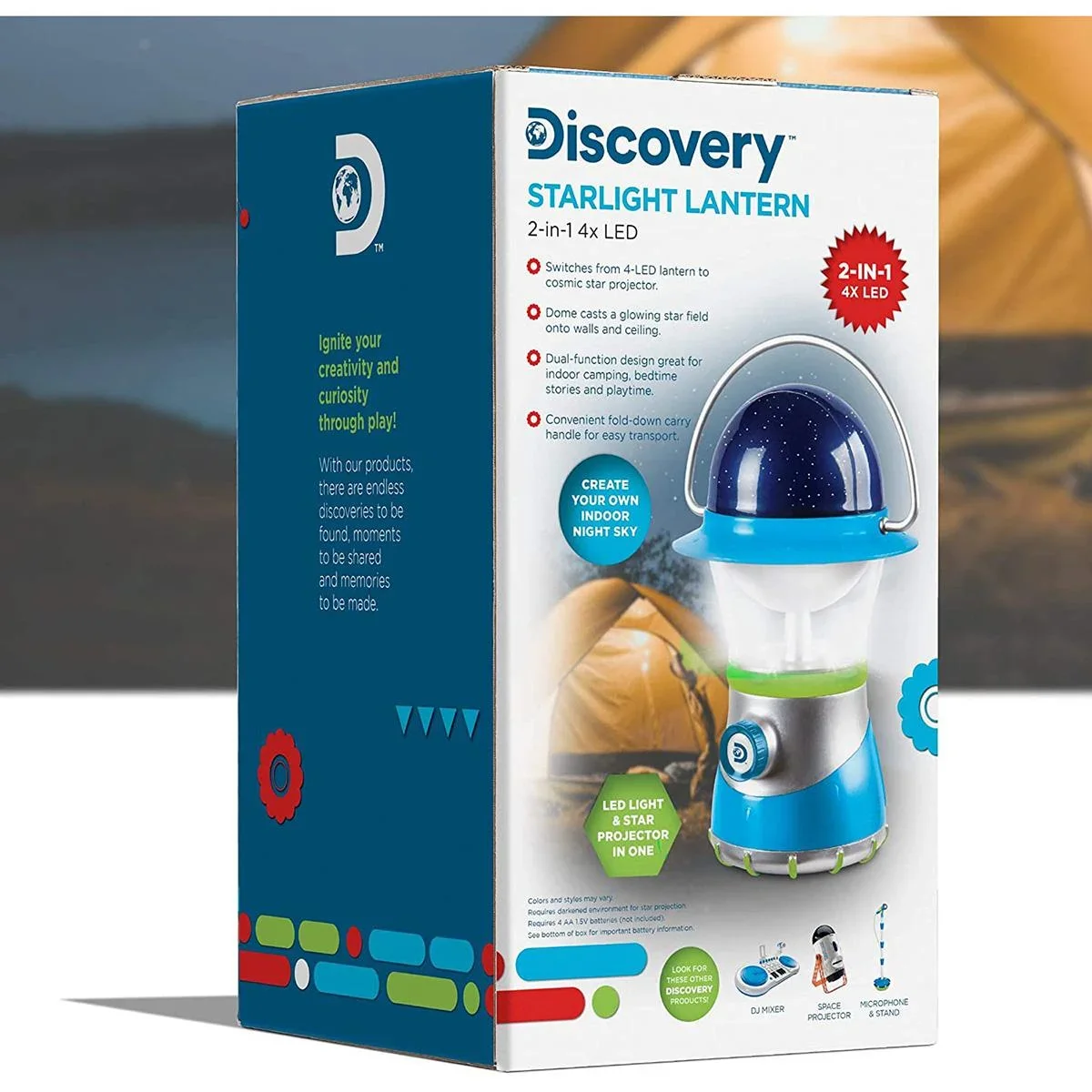 Discovery Mindblow - Sternlampe Laterne - Nachtlicht - 2 in 1 - 2