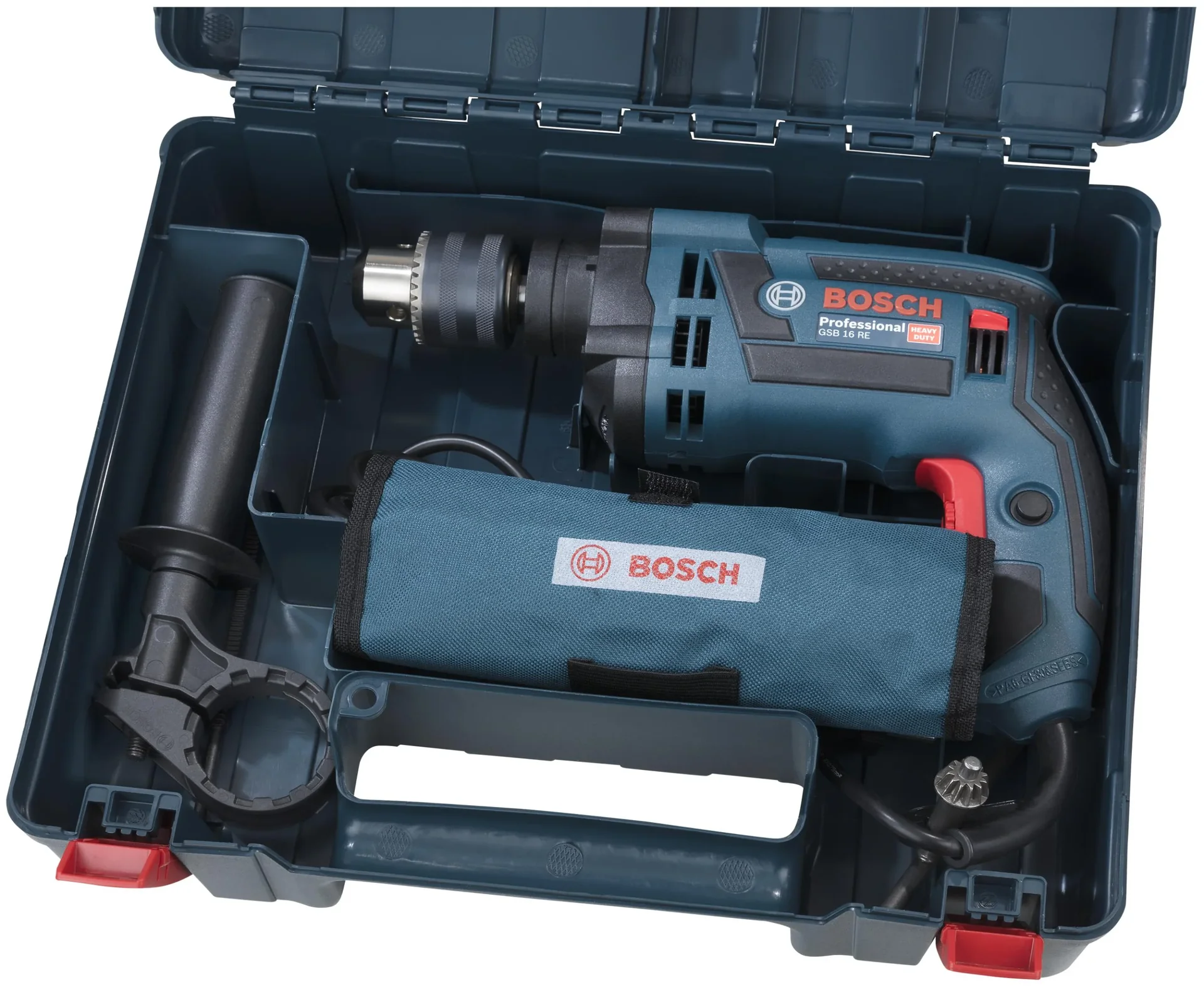 Schlagbohrmaschine GSB 16 RE, 750 Watt, inklusive 100 teiligem Zubehörset - 0