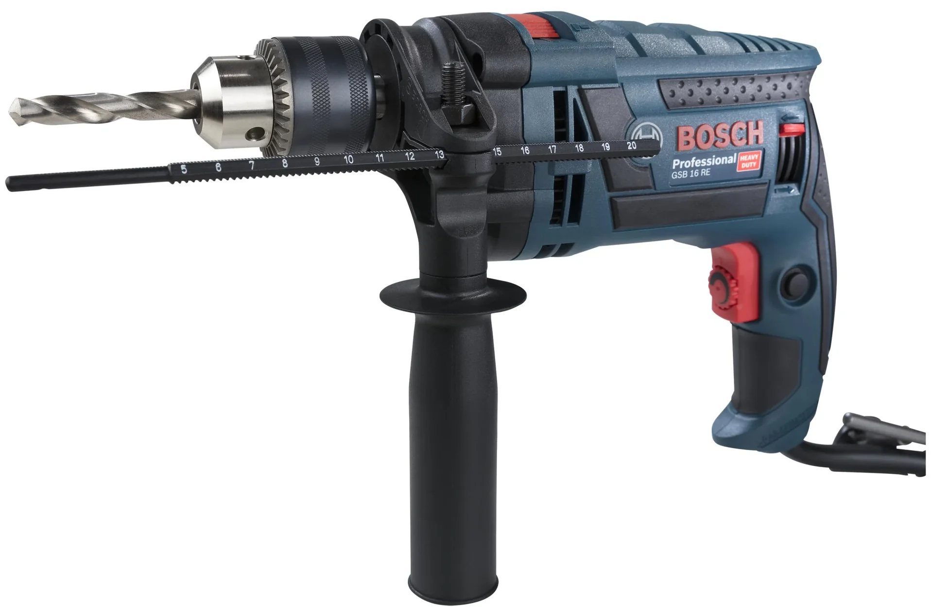 Schlagbohrmaschine GSB 16 RE, 750 Watt, inklusive 100 teiligem Zubehörset - 8