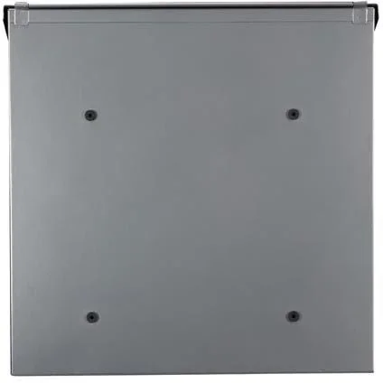 NL Briefkasten Monaco Silber - 368x100x365 mm - 0