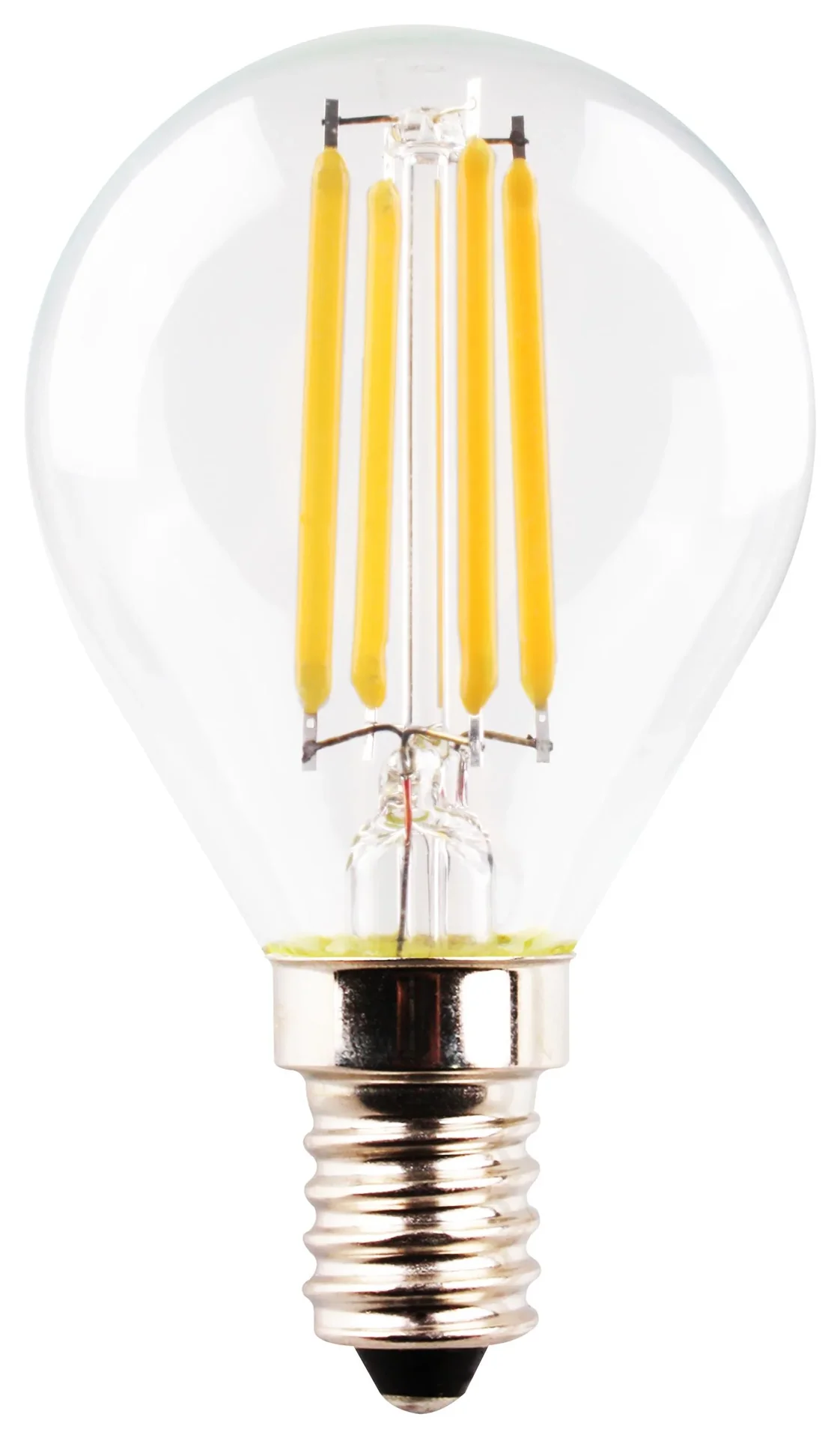 Retro-LED Tropfenlampe mit 4 Watt, E14, warmweiß, klar - 0