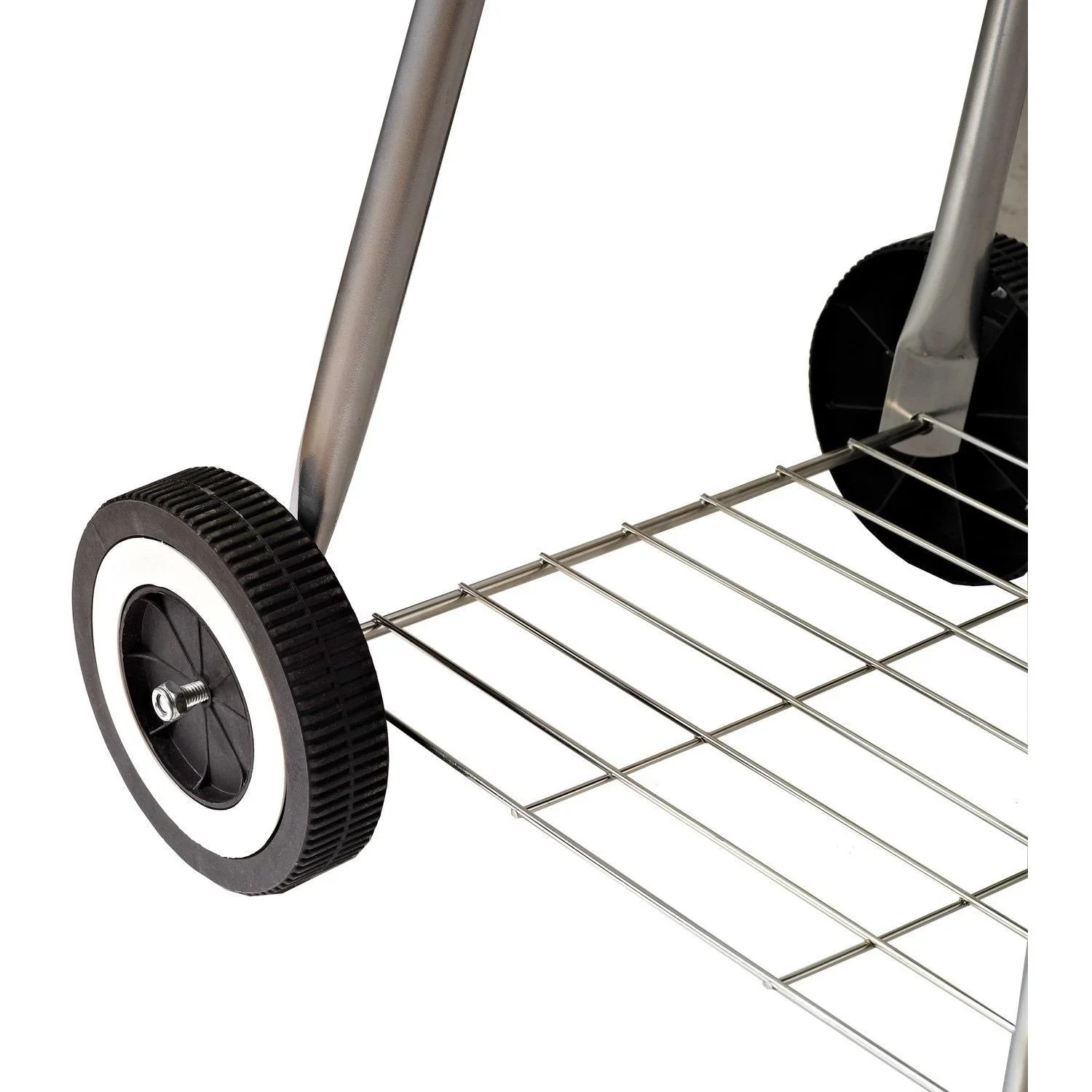 Holzkohlegrill Grillwagen auf Rollen Rot L45 x B47,5 x H70cm - 5