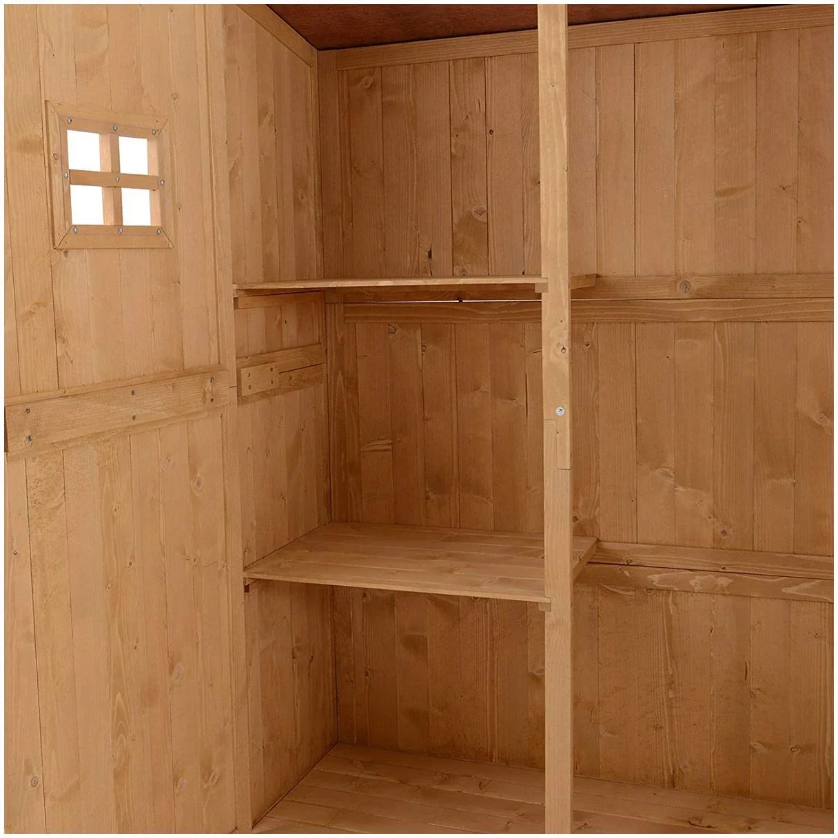 Geräteschuppen Gerätehaus Gerätehaus Natur 127,5x50x164cm - 1