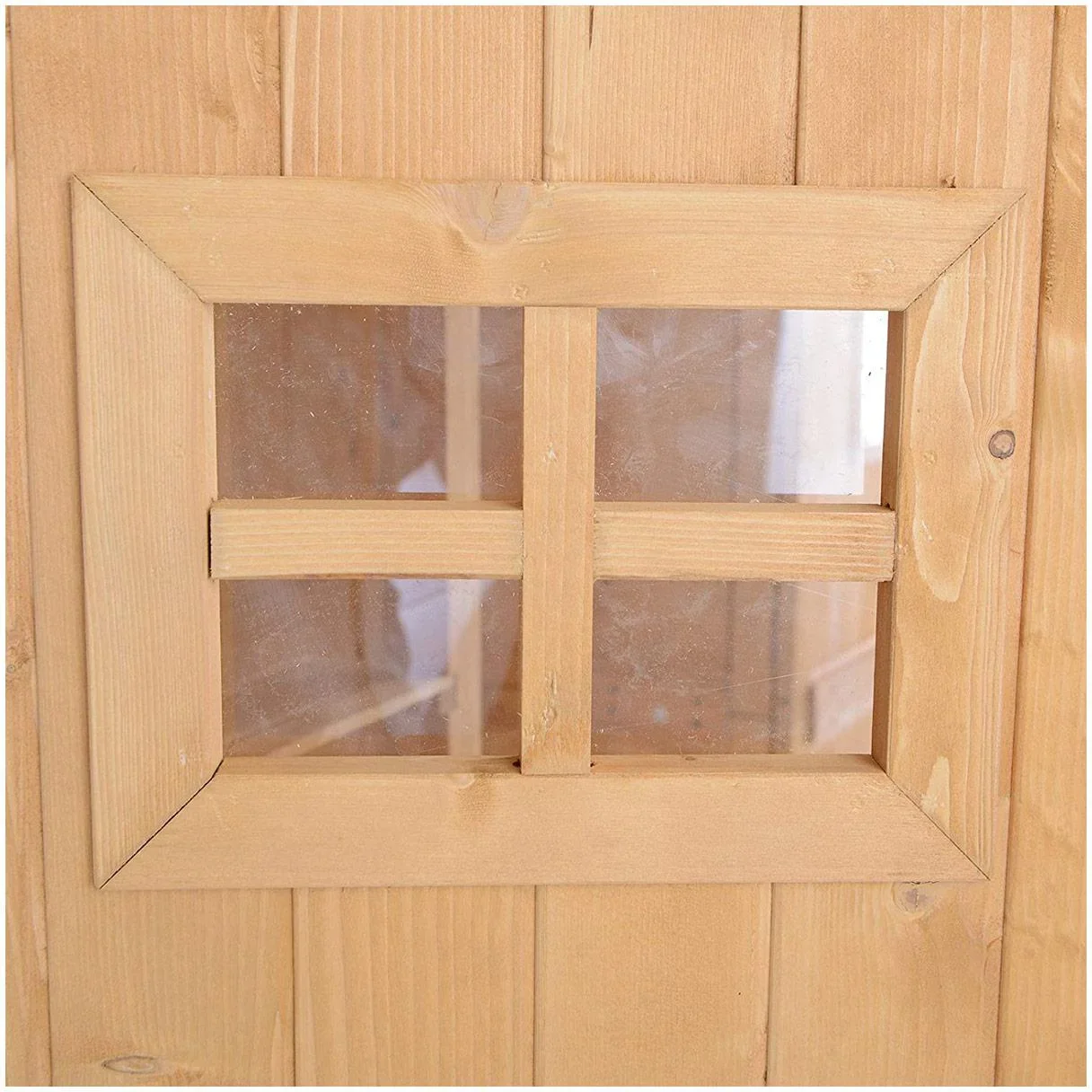 Geräteschuppen Gerätehaus Gerätehaus Natur 127,5x50x164cm - 3