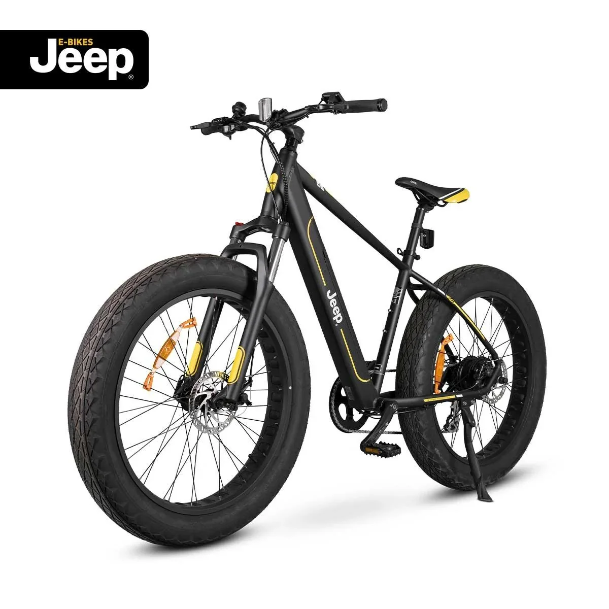 Unisex Mountain FAT E-Bike, 26 Zoll, Rahmengröße 48 cm, 7-Gang Kettenschaltung, black, MHFR 7100 - 1