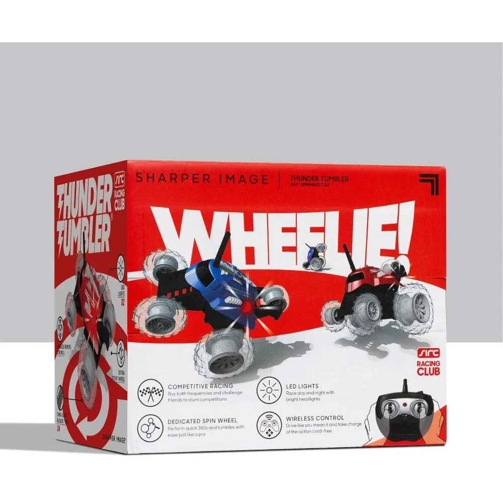 Sharper Image RC Monster Spinning Steuerbares Auto - Rot - 360 Grad - 3