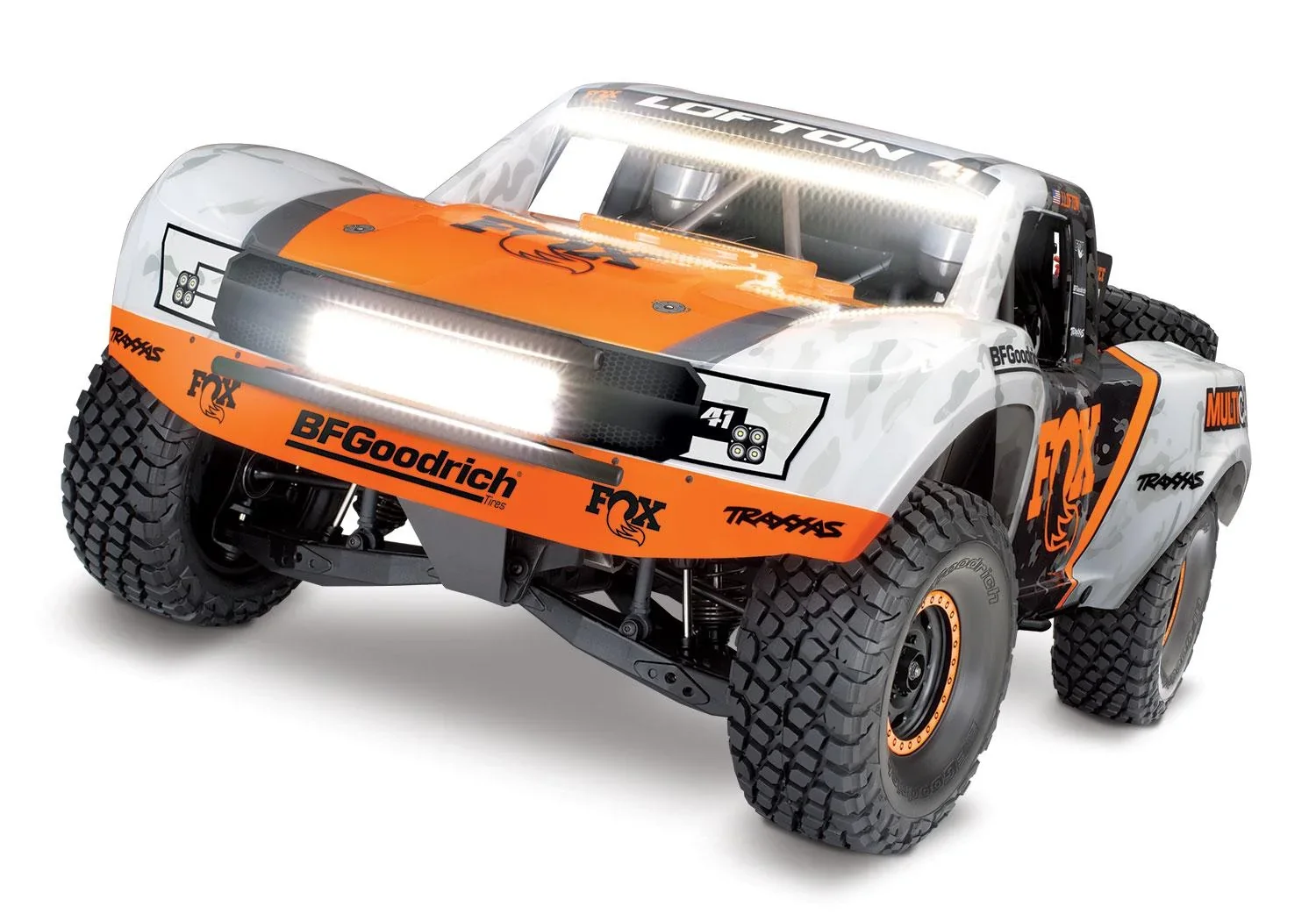 Unlimited Desert Racer 4x4 VXL Fox-Edition RTR + LED 1/7 4WD Pro-Scale Race-Truck Brushless ohne Akku/Lader - 1