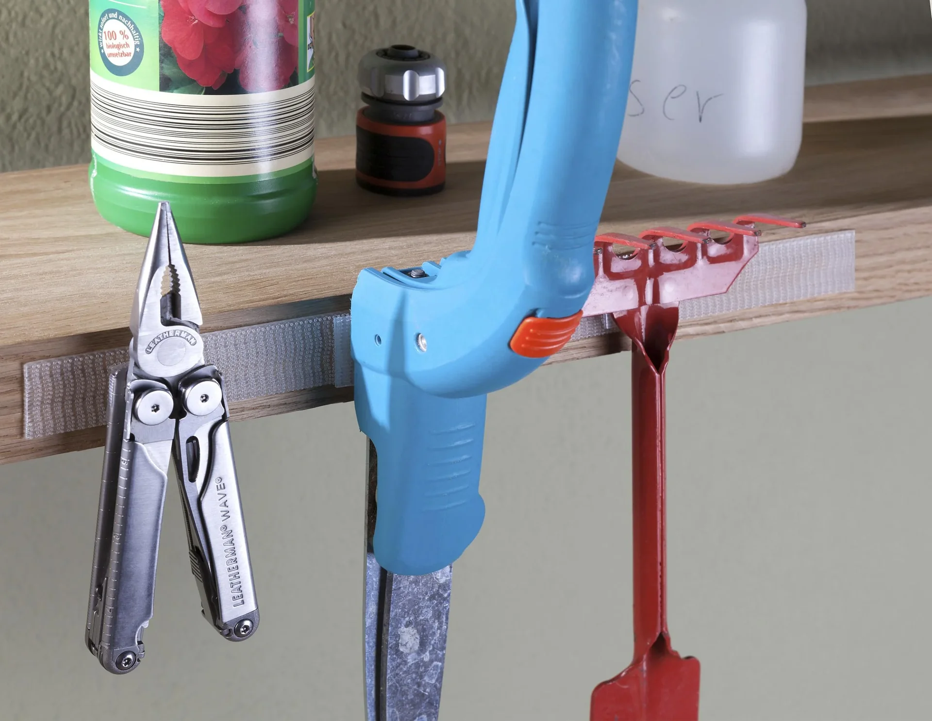 High-Tech Druckverschluss (Klettband-Pilzköpfe) Kurzrolle, transluzent, 25 mm breit, 1,25 m lang - 5