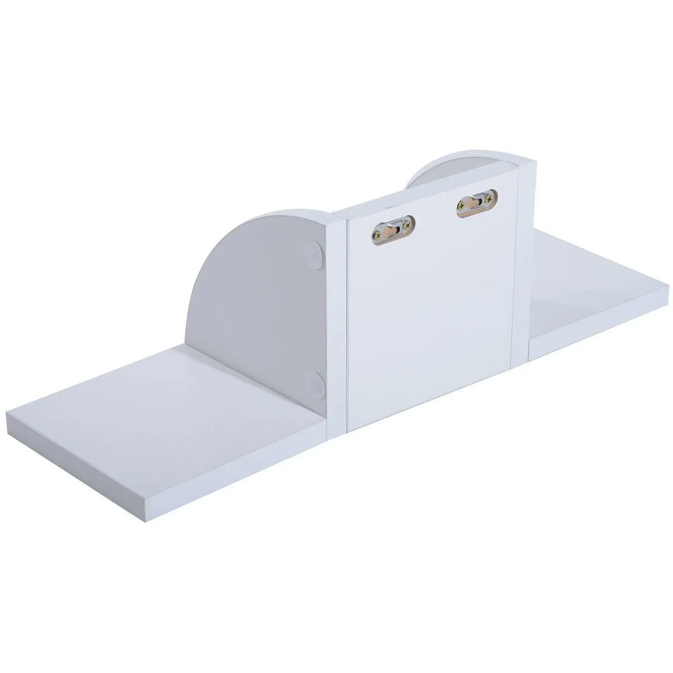 Wandregal Eckregal Zickzackregal weiß - 1