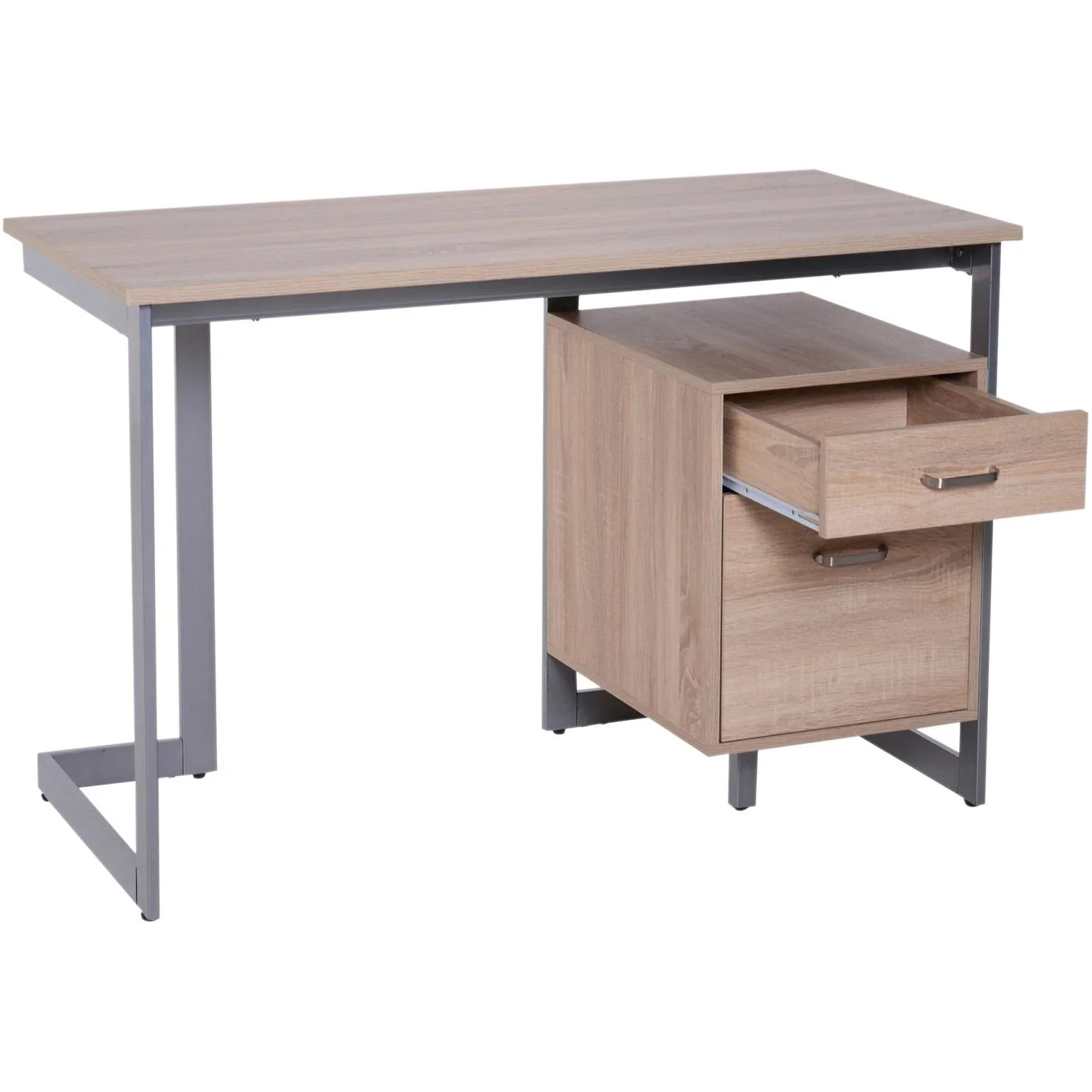 Computertisch PC-Tisch Schreibtisch Arbeitstisch Bürotisch 2 x Schublade 120 x 58 x 76 cm - 5