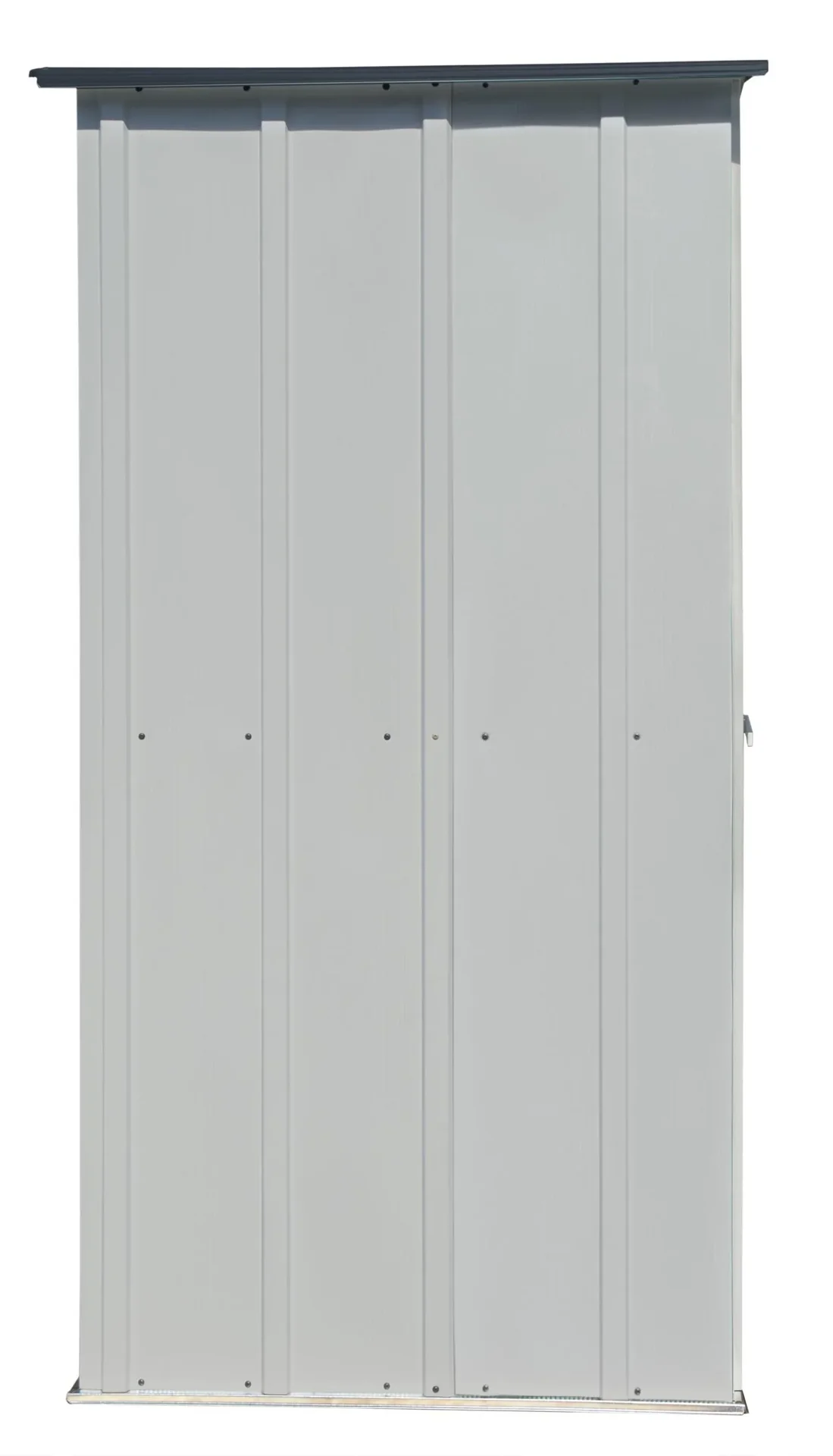 Geräteschrank 6x3 lichtgrau/anthrazit 1,91 x 1 x 2,00 m - 1