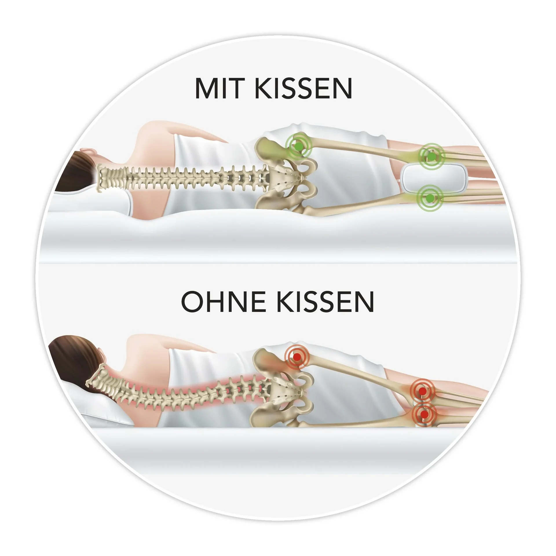 Seitenschläferkissen fish bone shape - 6