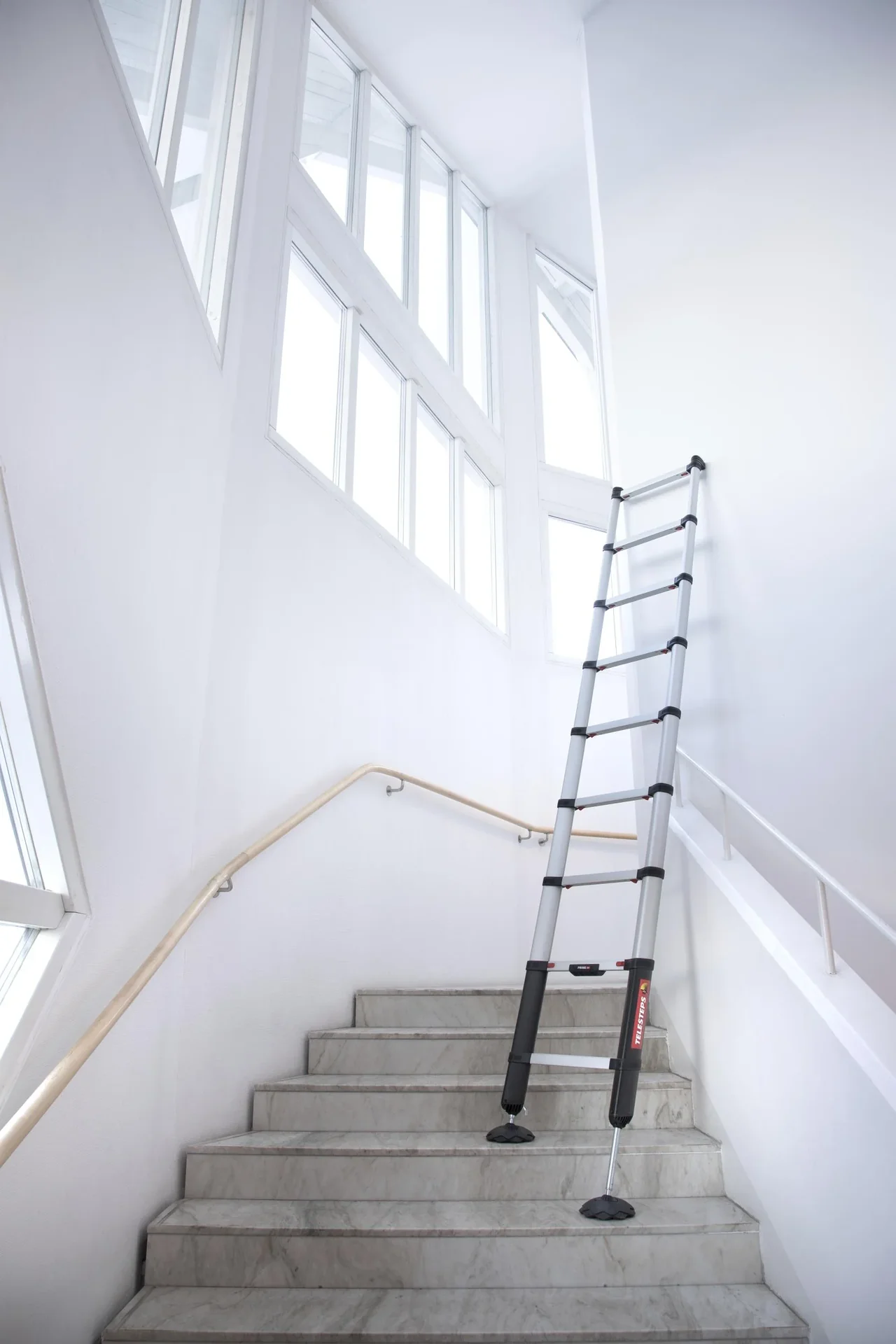 Höhenverstellung zu Artikel 983555 Anlegeleiter mit Stabilisator 4,1 Meter - 0