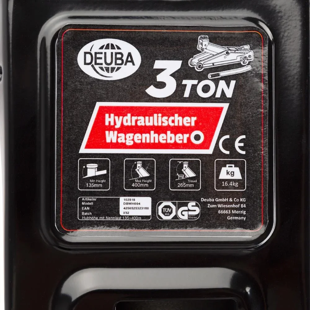 Hydraulischer Wagenheber mit 3 Tonnen Hubgewicht - 7