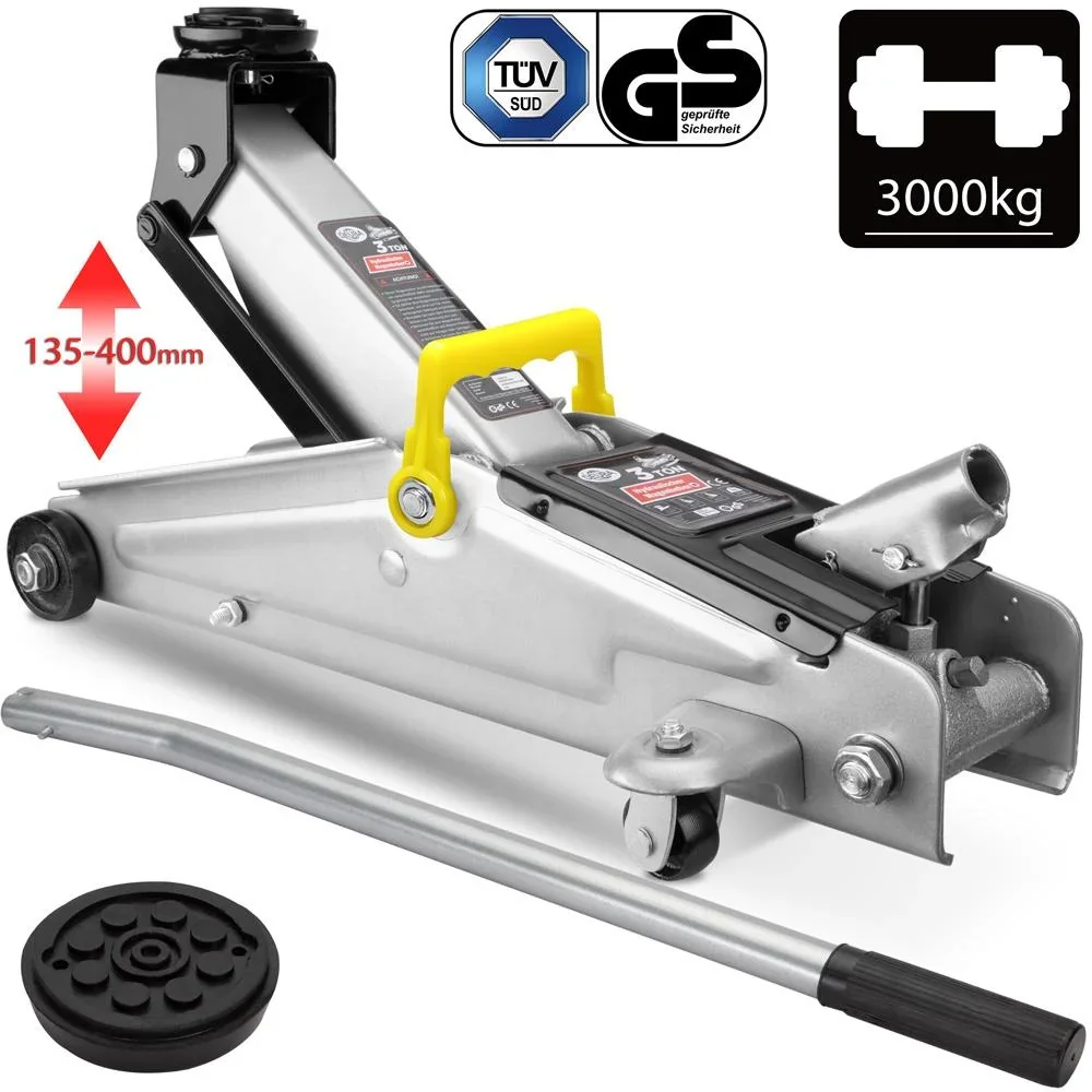 Hydraulischer Wagenheber mit 3 Tonnen Hubgewicht - 8