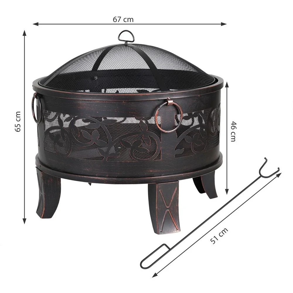 Feuerkorb - Stahl - 1