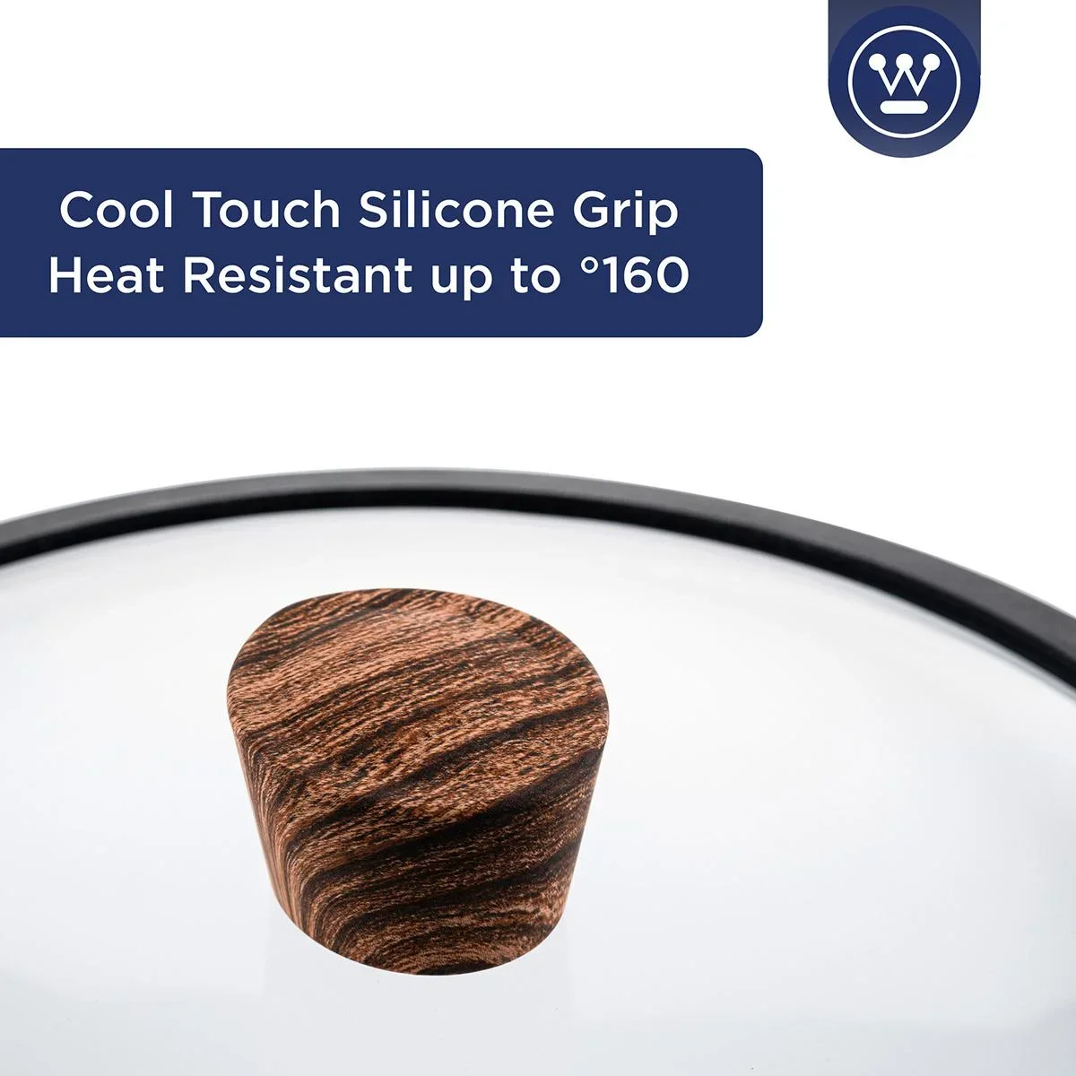 NL Bratpfanne Schwarzer Marmor Holz - 32 cm - 2